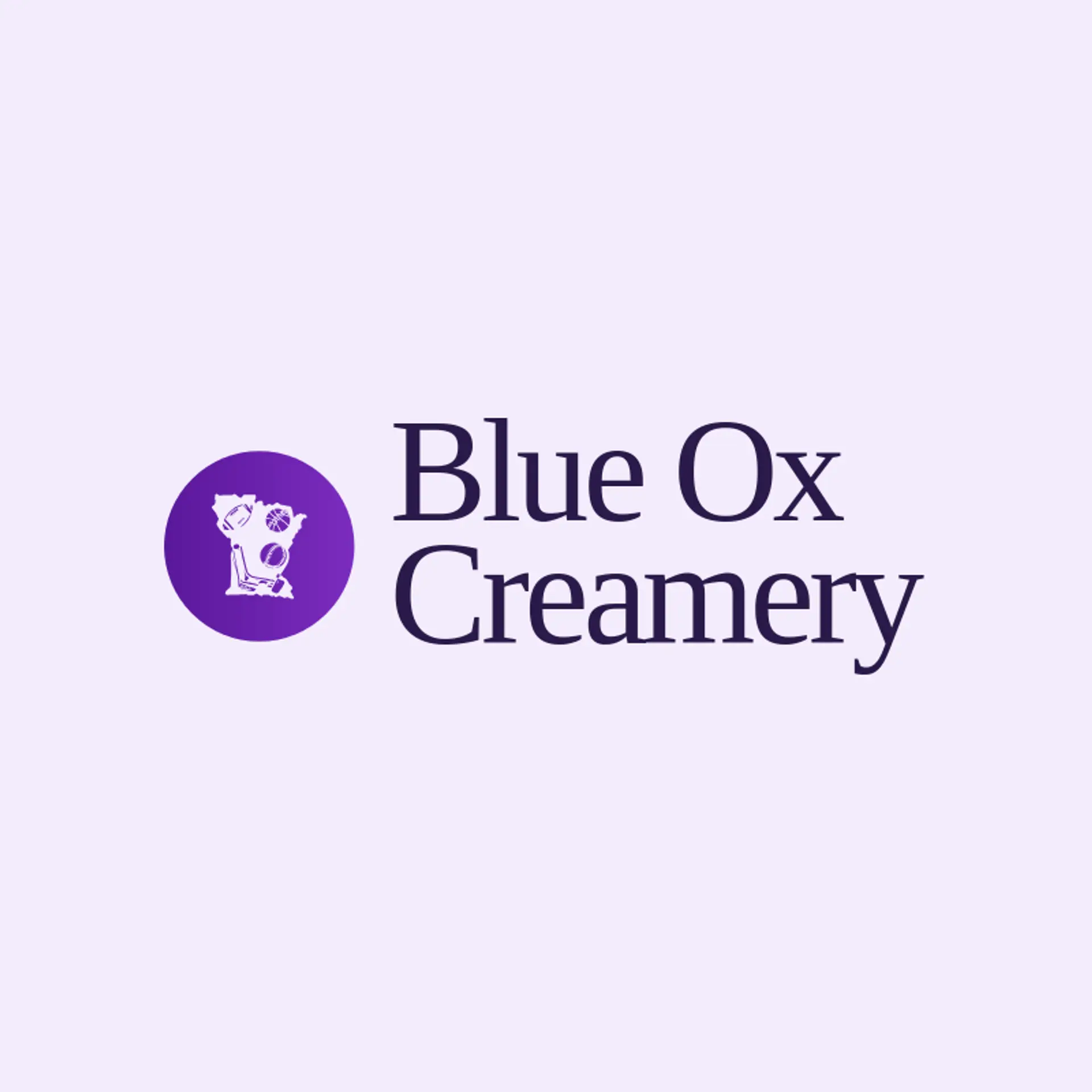 Blue Ox Creamery logo for wisconsin