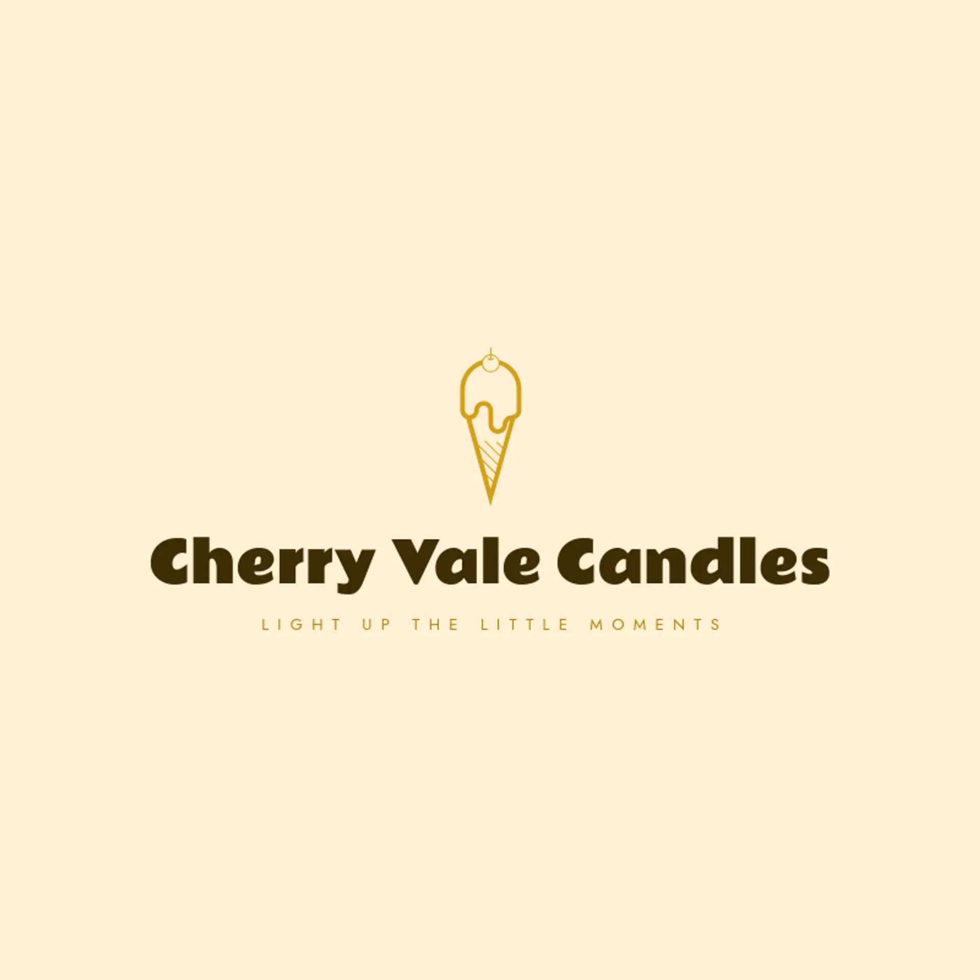 Cherry Vale Candles logo for cherry