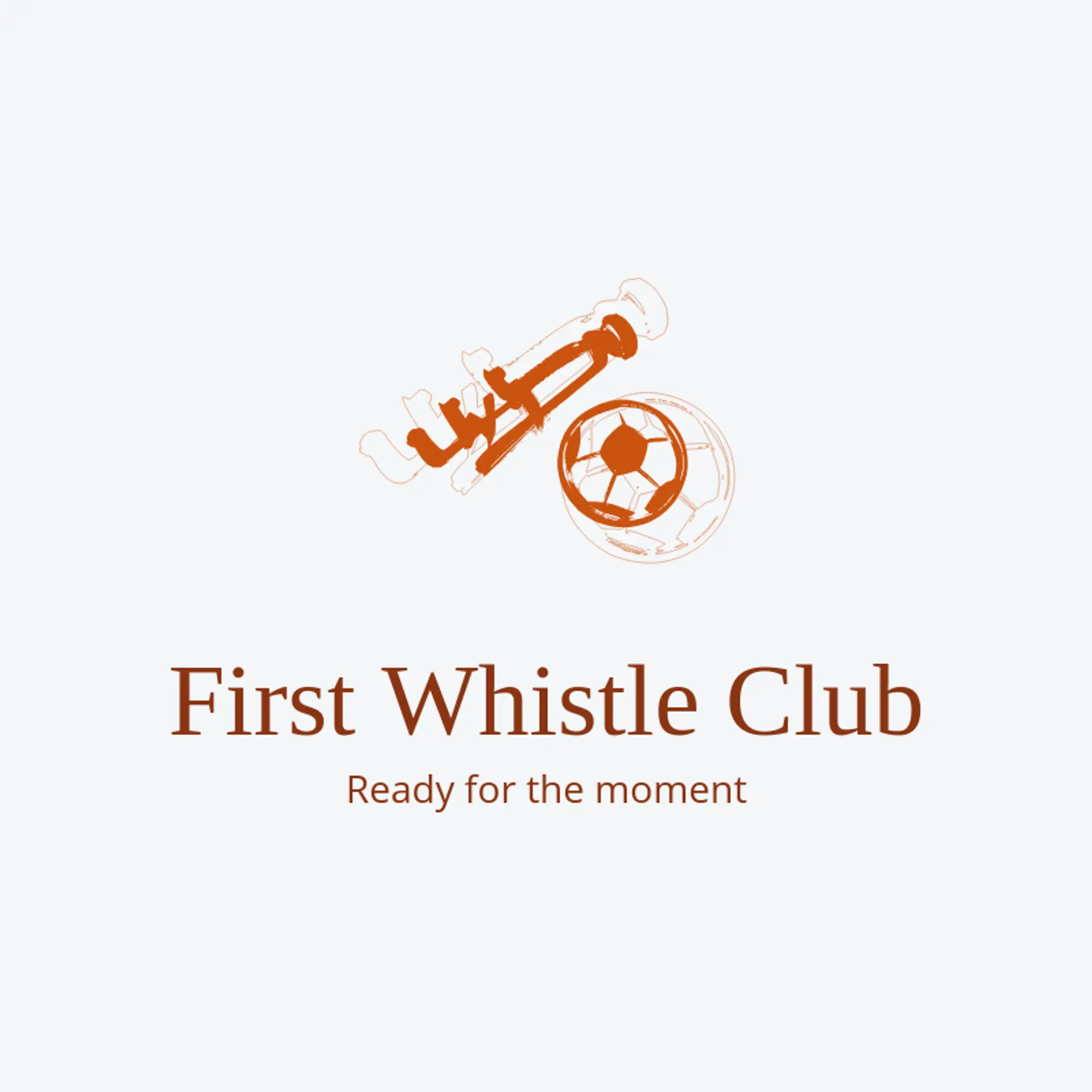 First Whistle Club logo for soccer ball