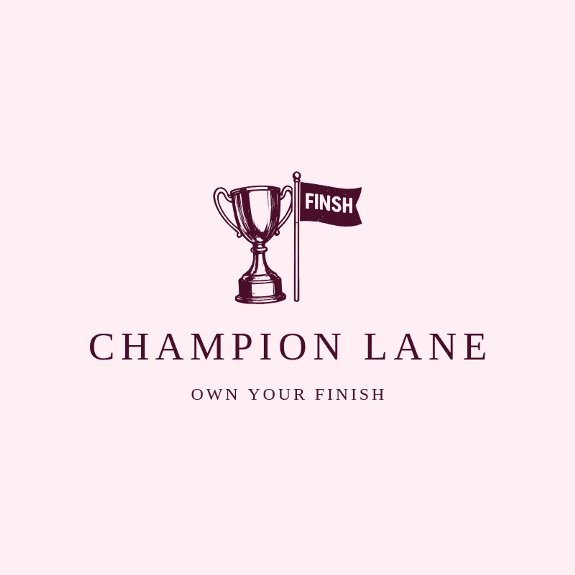 Champion Lane logo for trophy