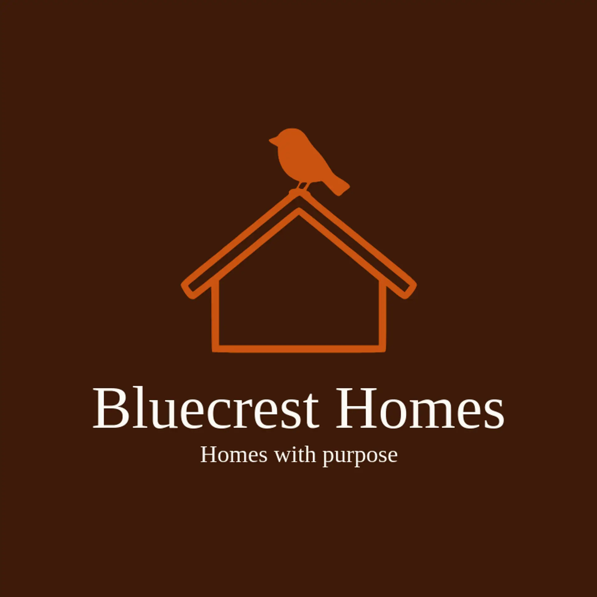 Bluecrest Homes logo for home builder