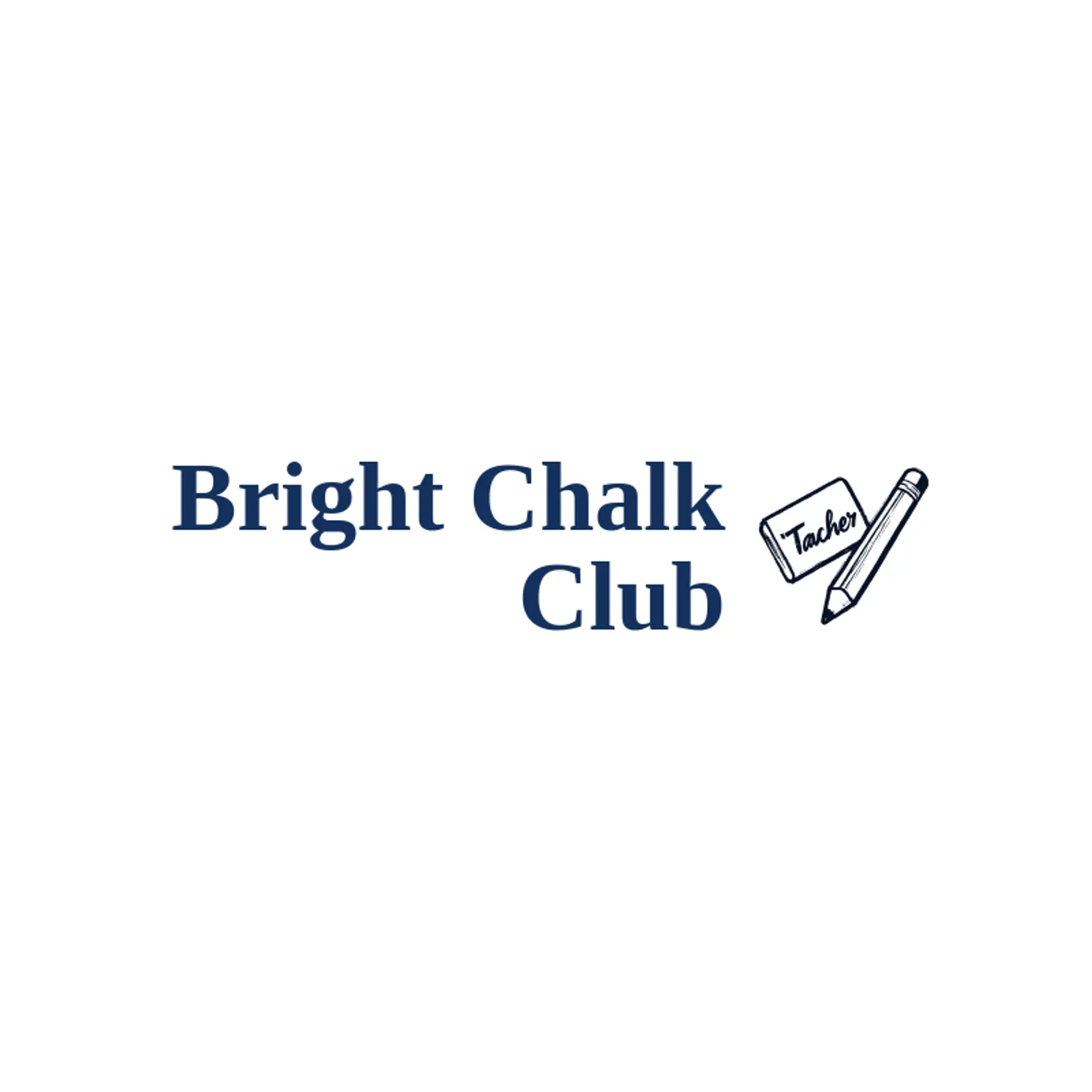 Bright Chalk Club logo for teacher