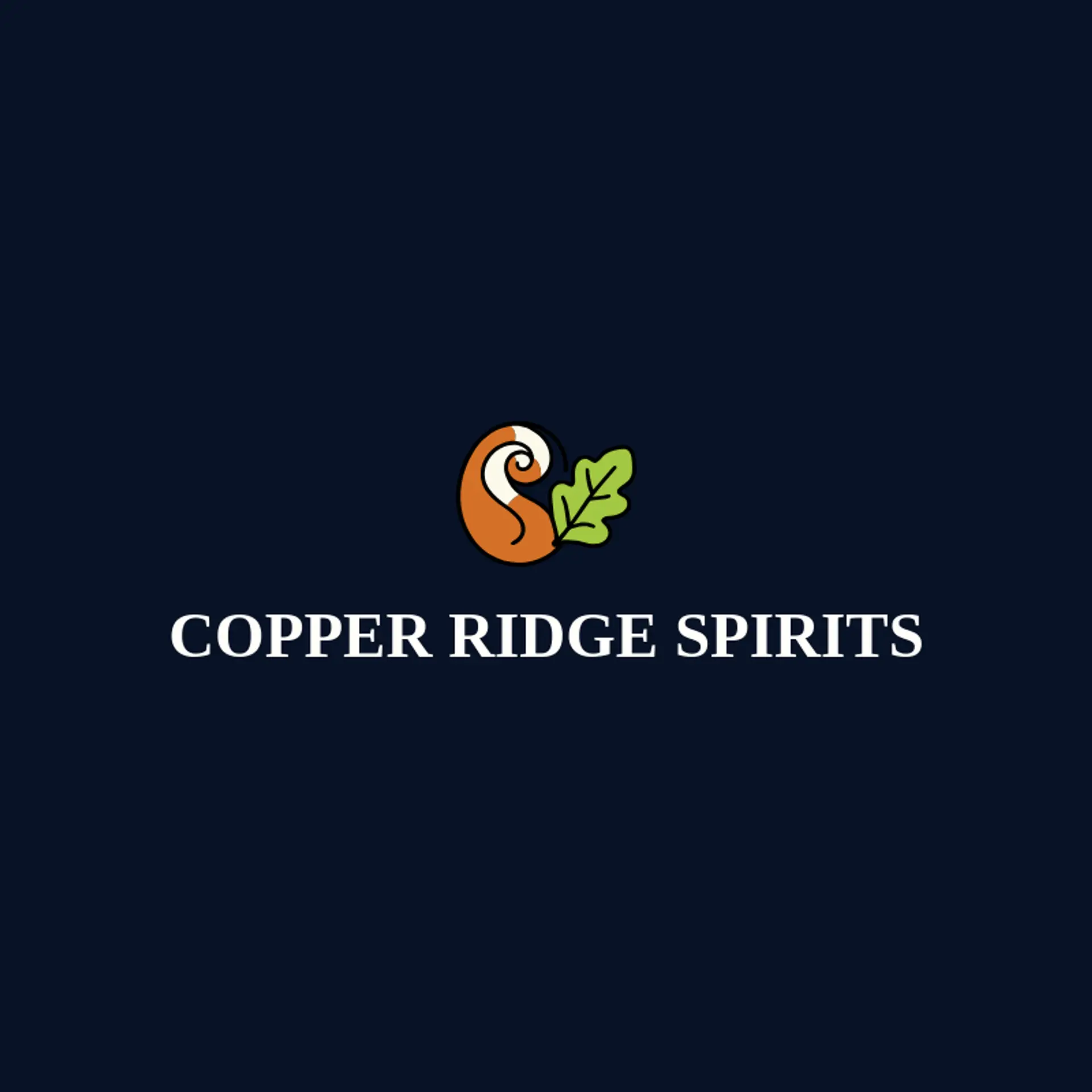 Copper Ridge Spirits logo for bourbon