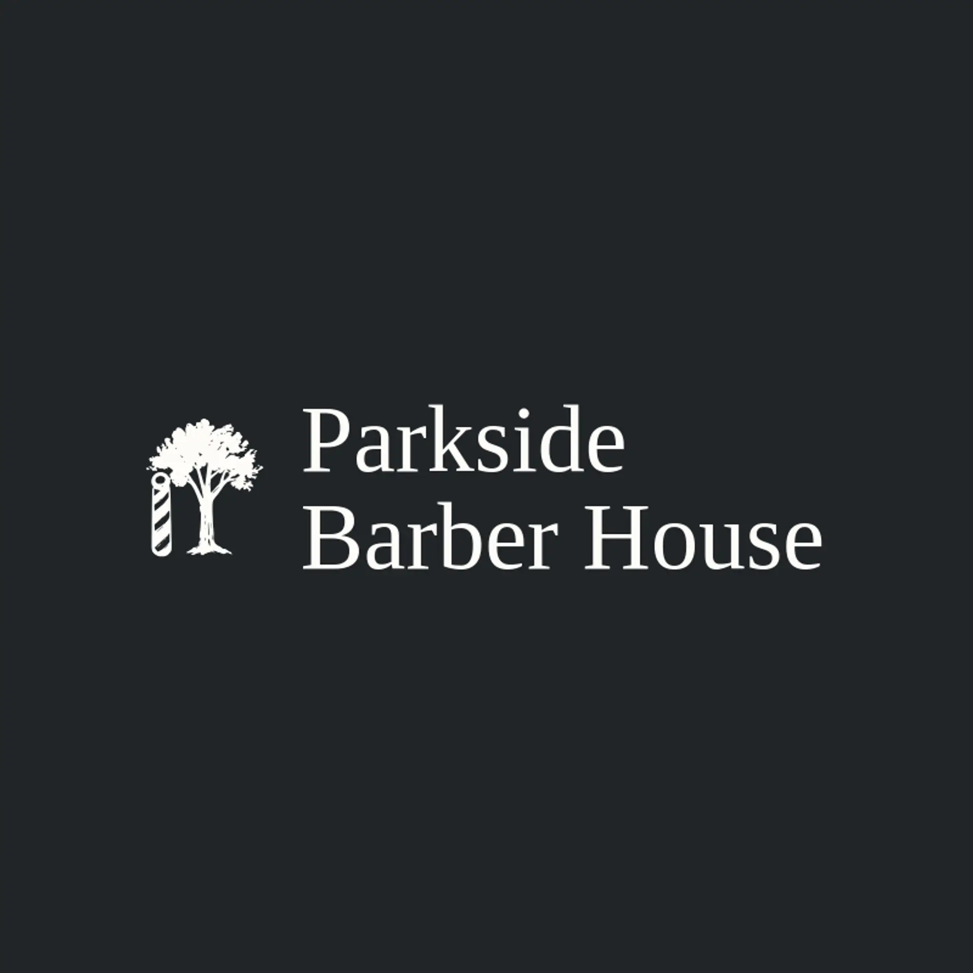 Parkside Barber House logo for barber pole