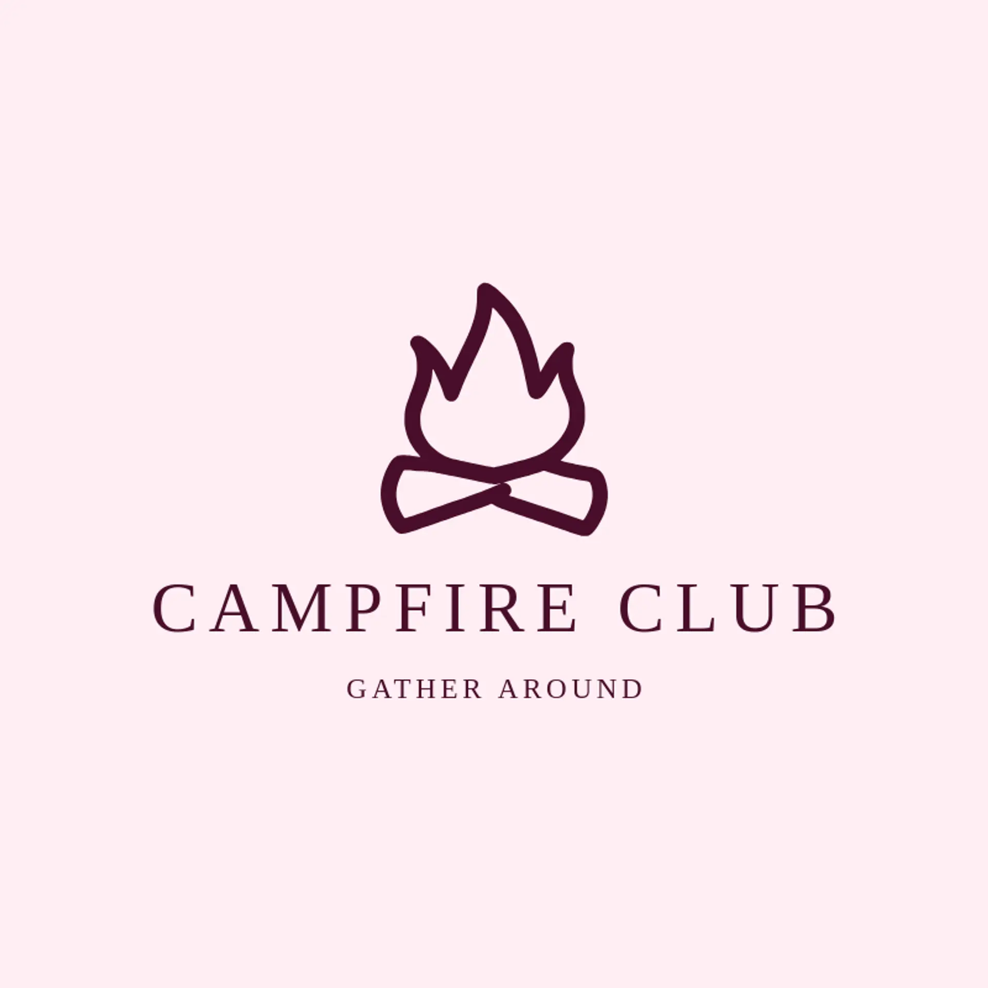 Campfire Club logo for flame