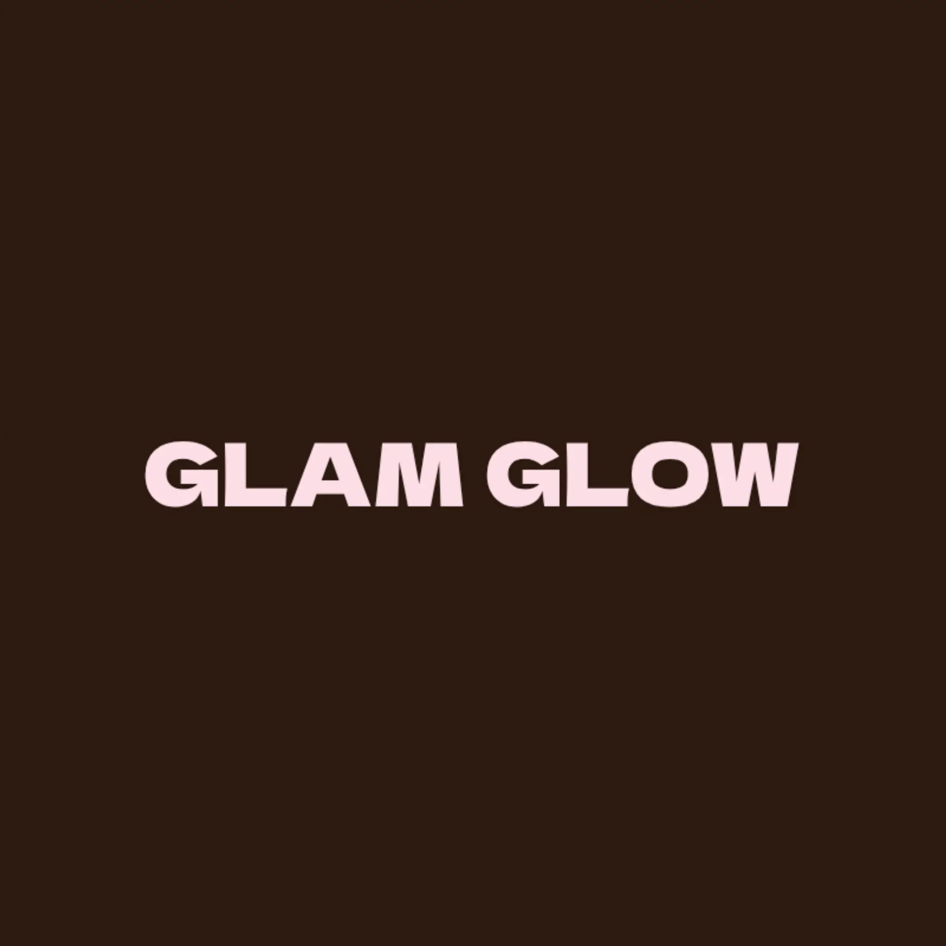 Glam Glow logo for beauty salon