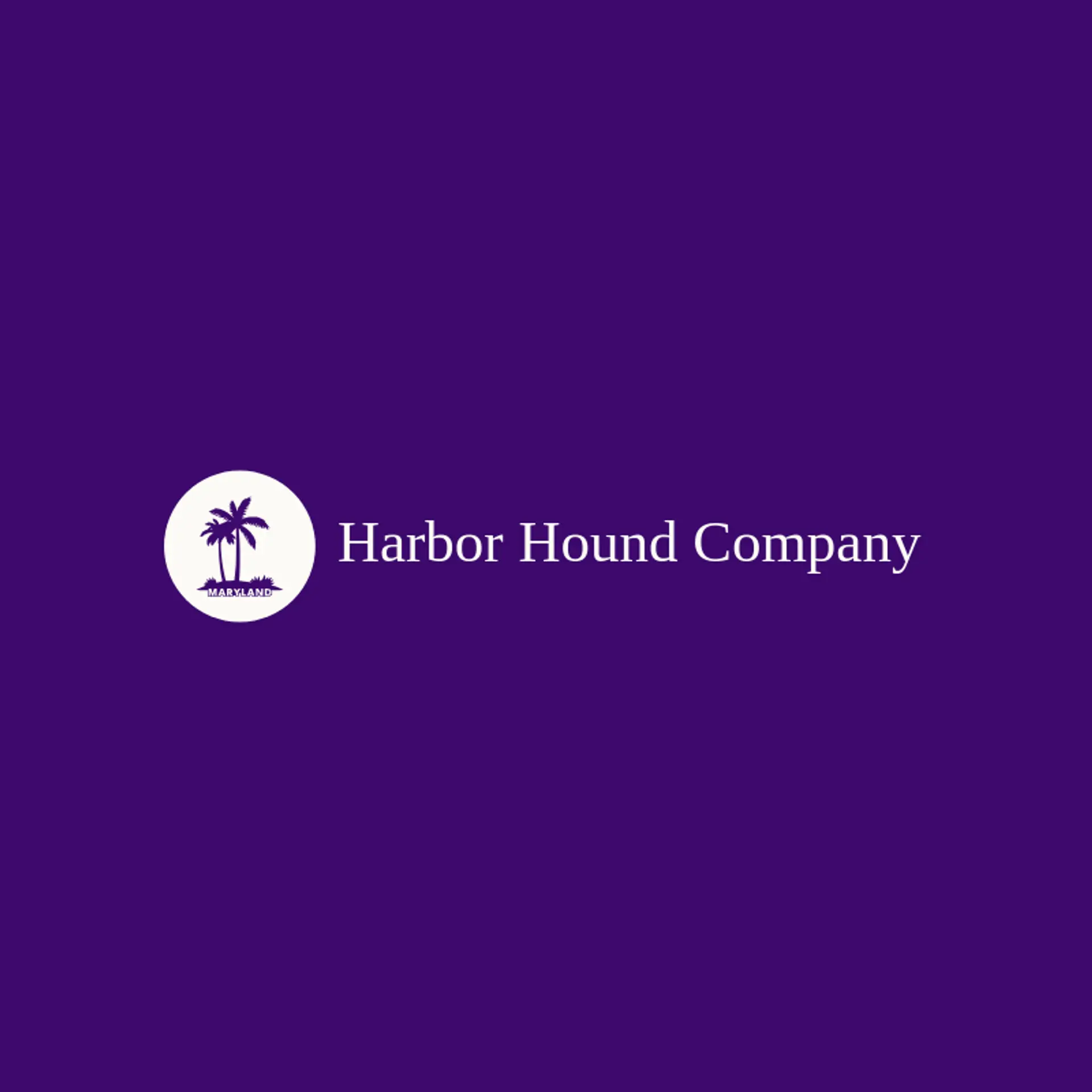 Harbor Hound Company logo for maryland