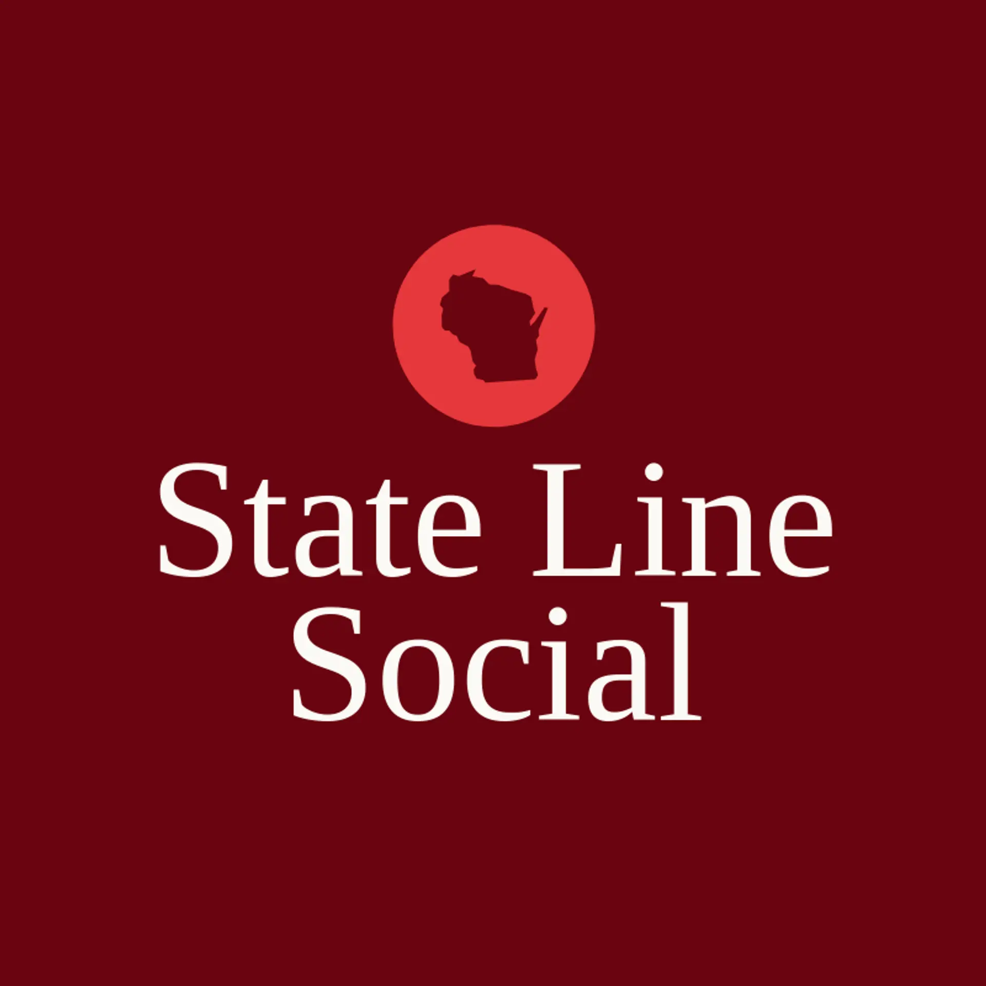 State Line Social logo for wisconsin