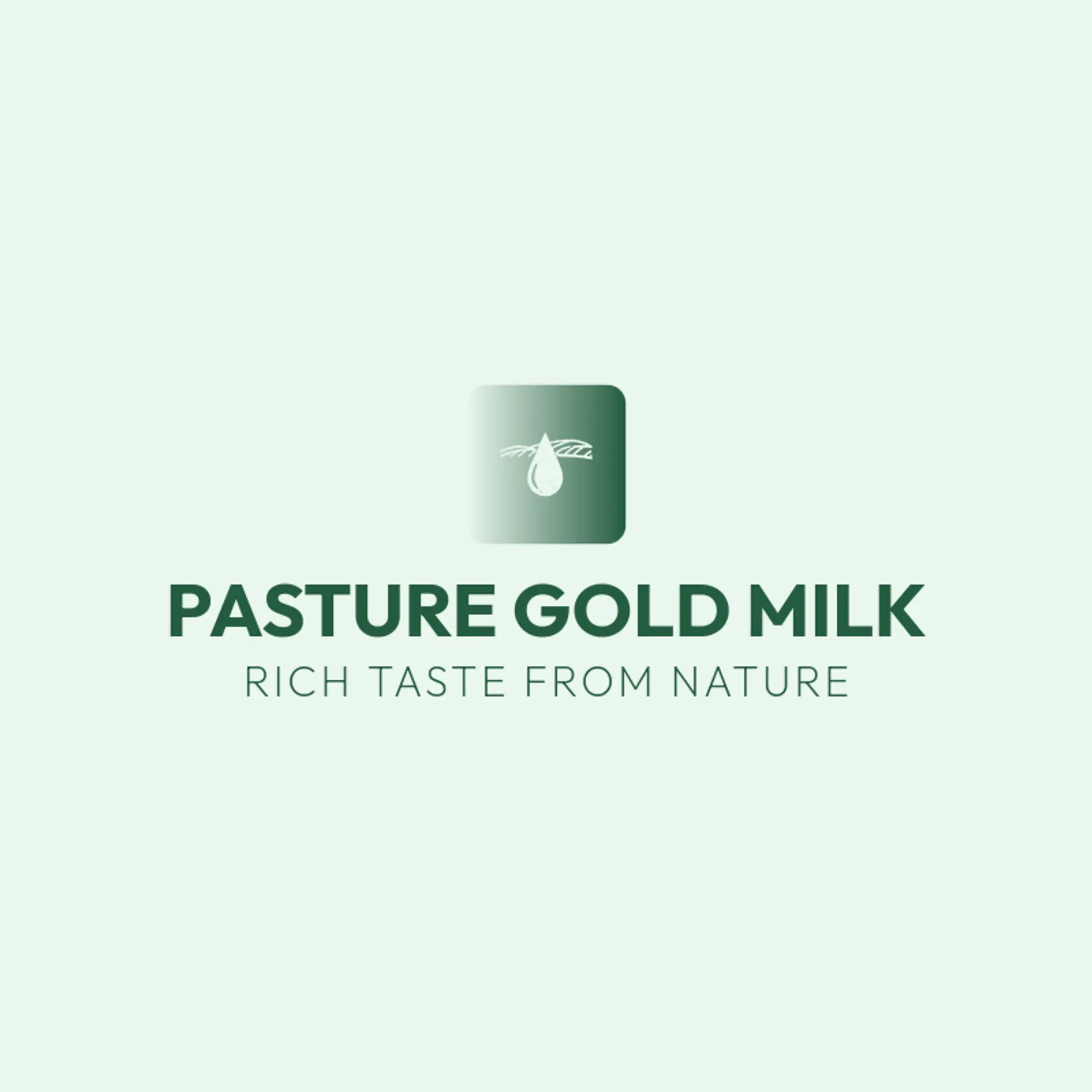 Pasture Gold Milk logo for dairy