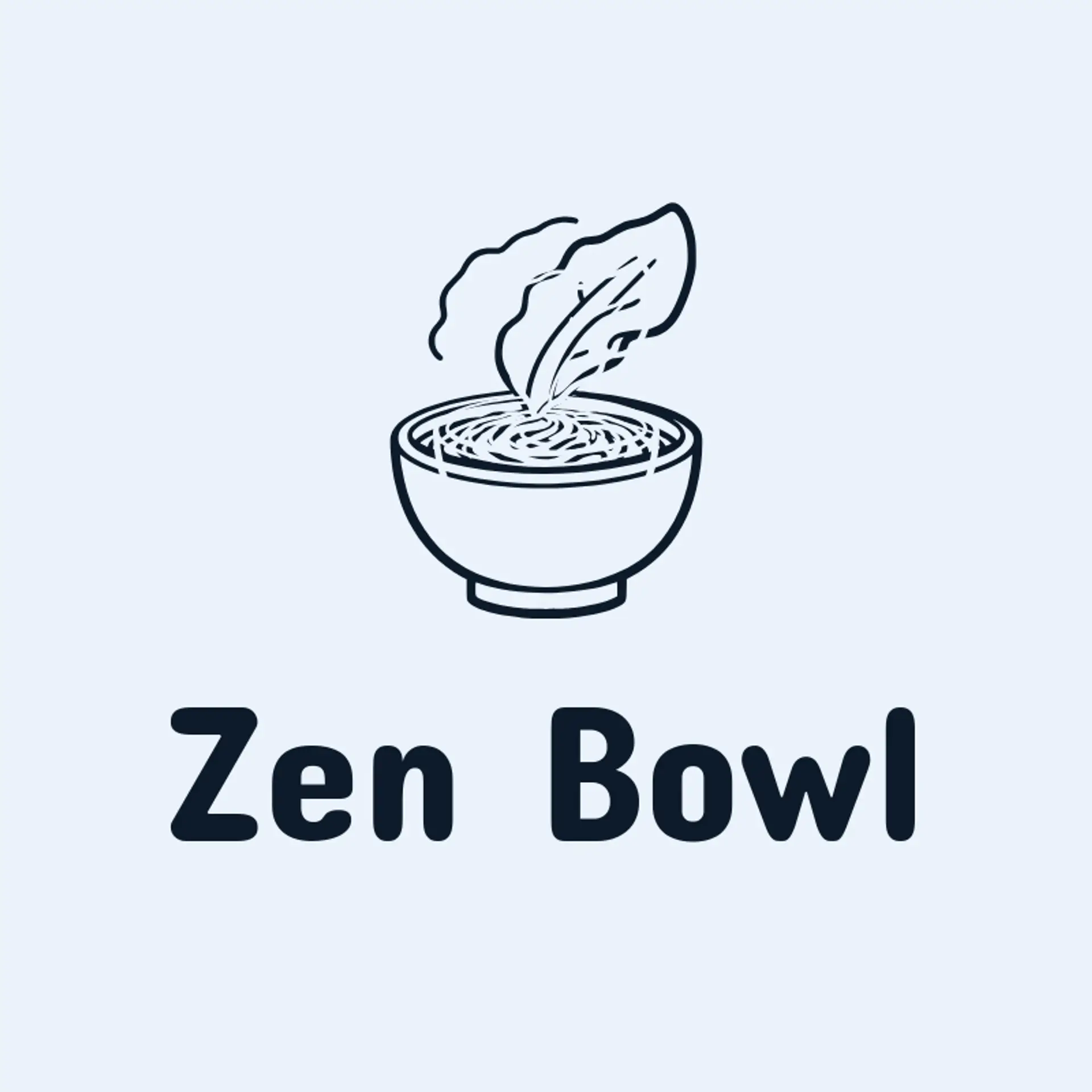 Zen Bowl logo for japanese
