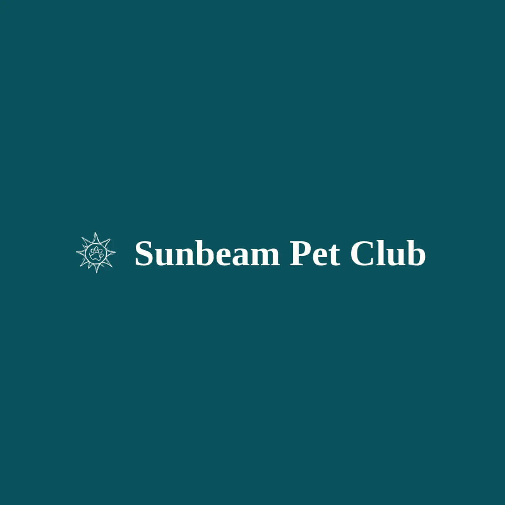 Sunbeam Pet Club logo for sunshine