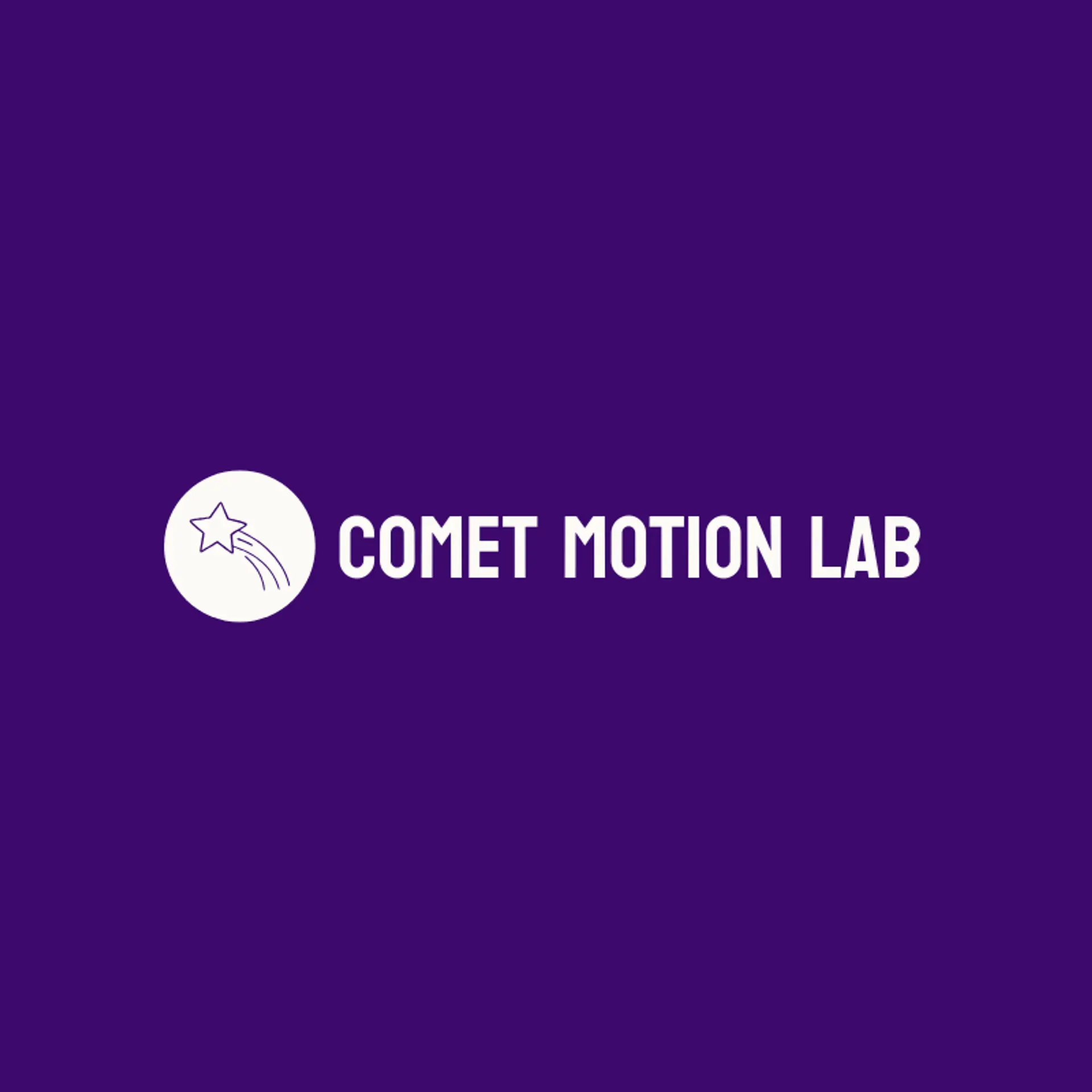 Comet Motion Lab logo for comet