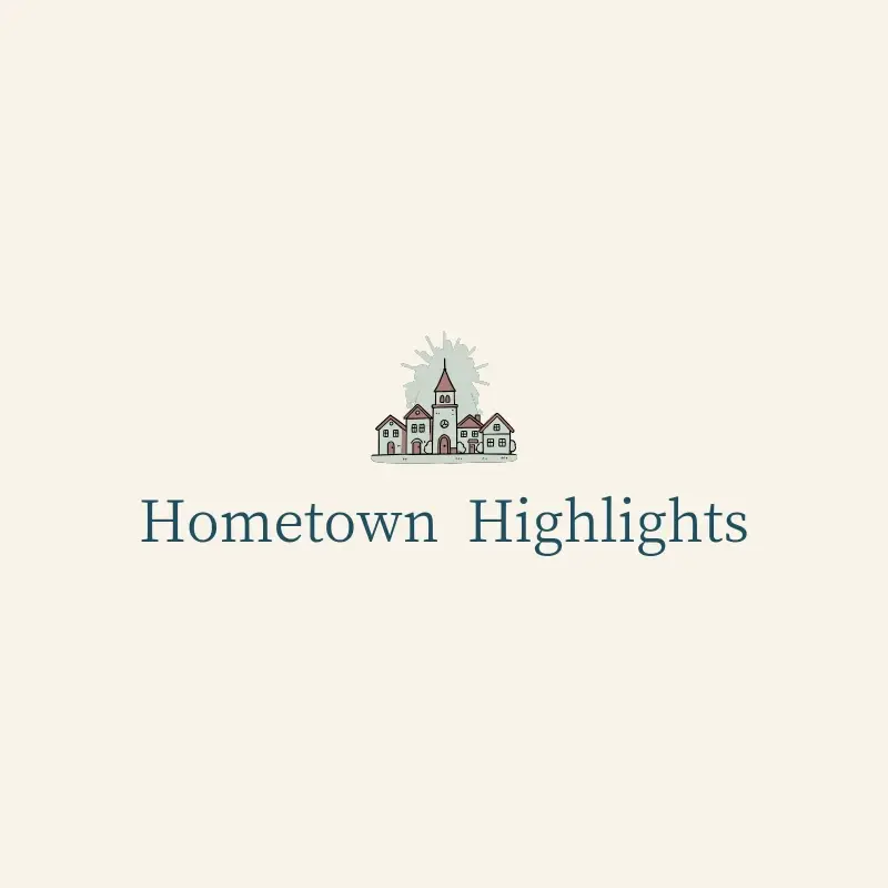 The YouTube name Hometown Highlights as a branded logo with a color icon