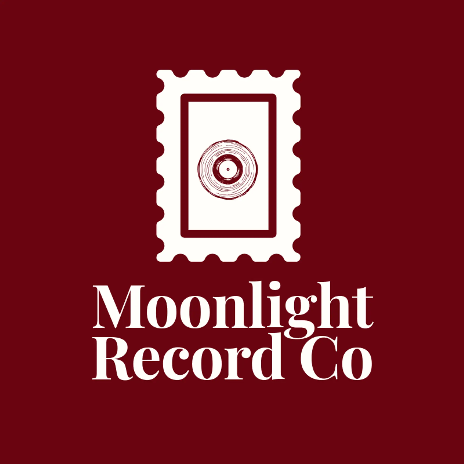 Moonlight Record Co logo for record