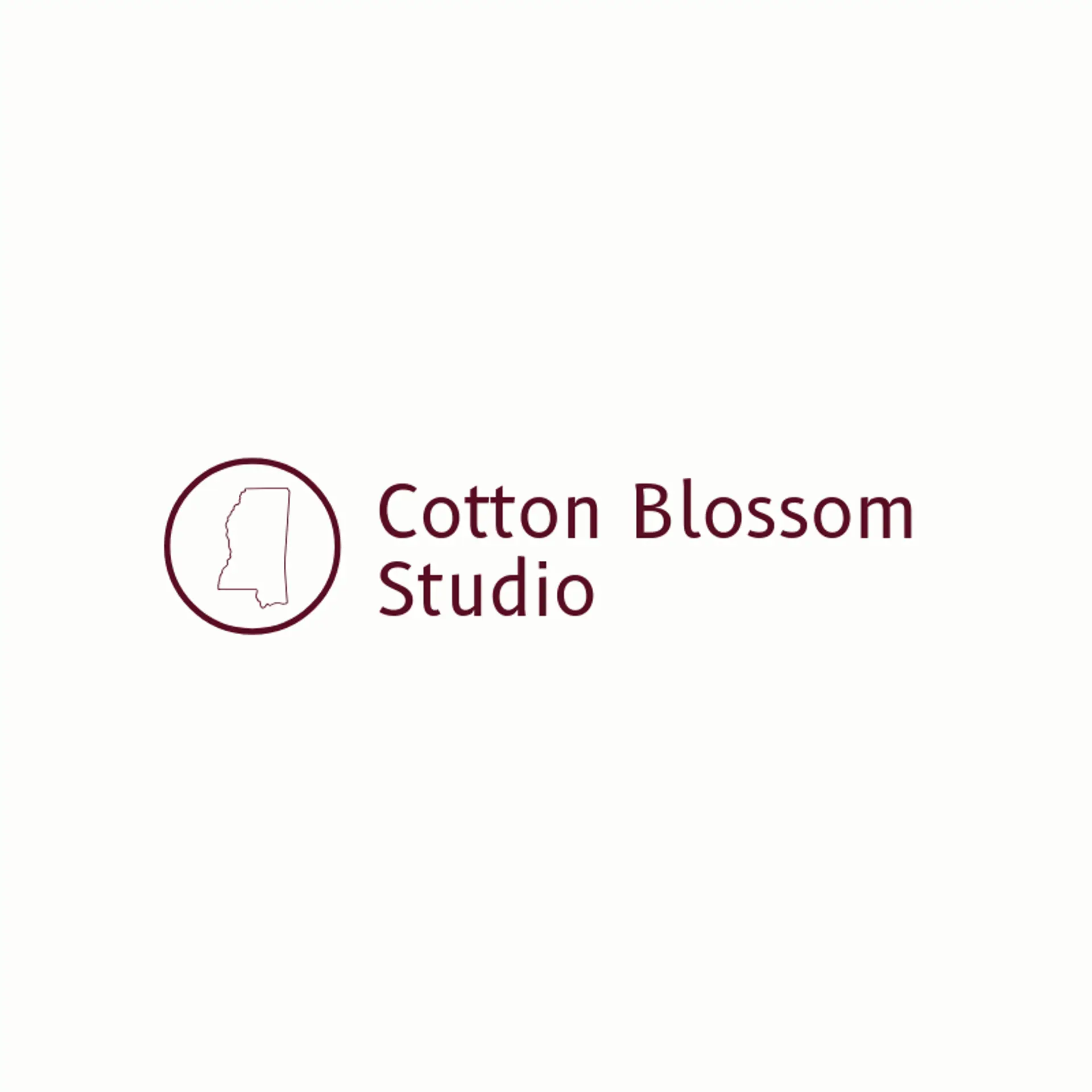 Cotton Blossom Studio logo for mississippi