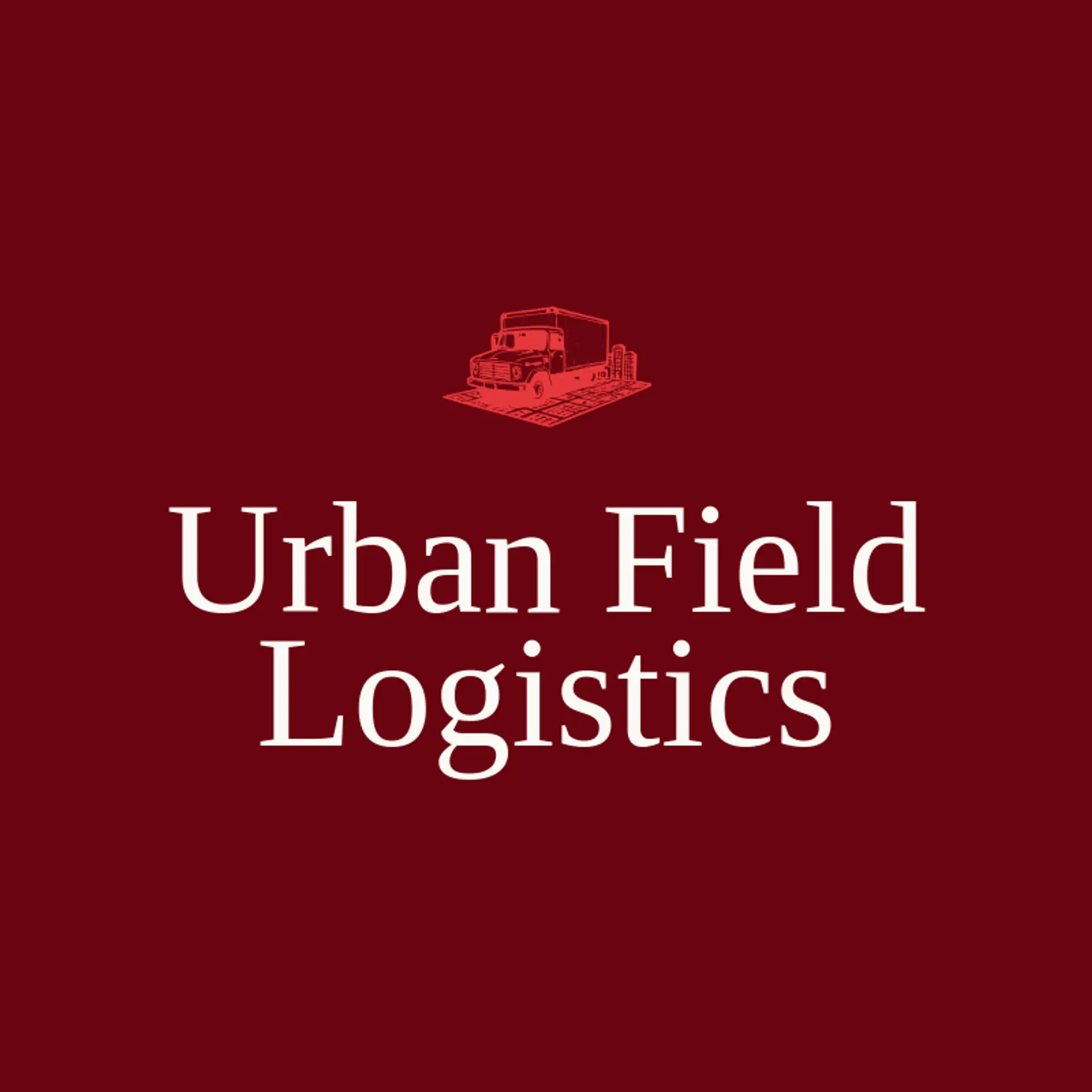 Urban Field Logistics logo for box truck