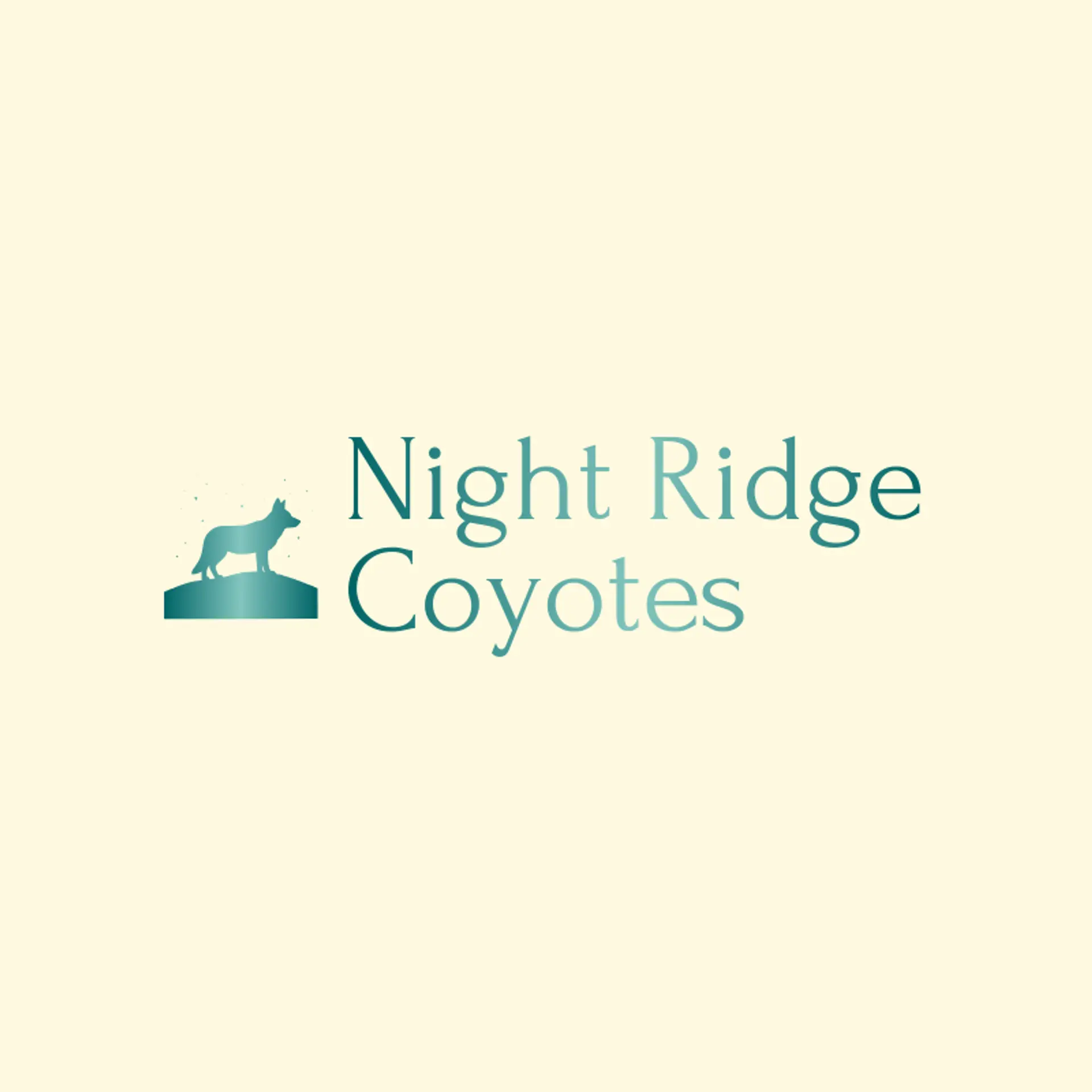 Night Ridge Coyotes logo for coyote