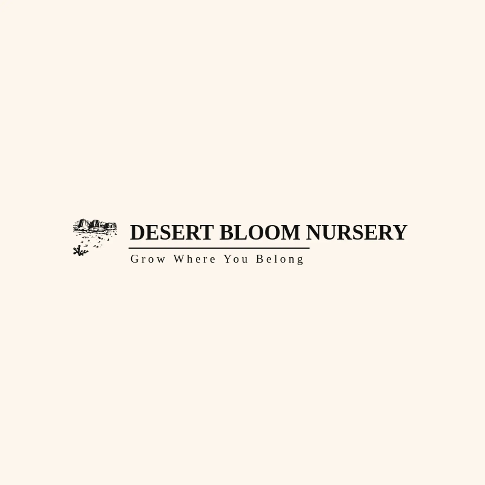 Desert Bloom Nursery logo for arizona