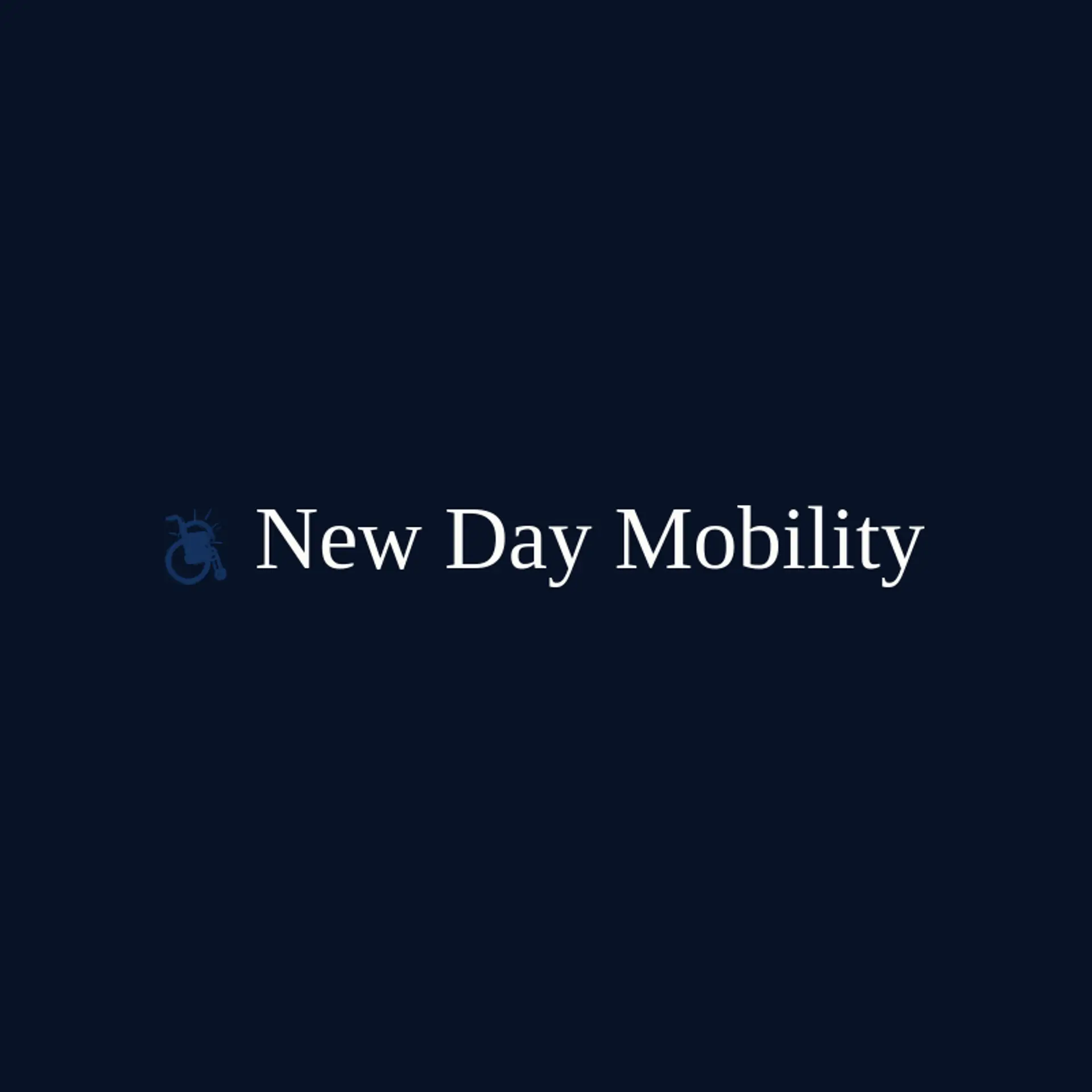 New Day Mobility logo for wheelchair