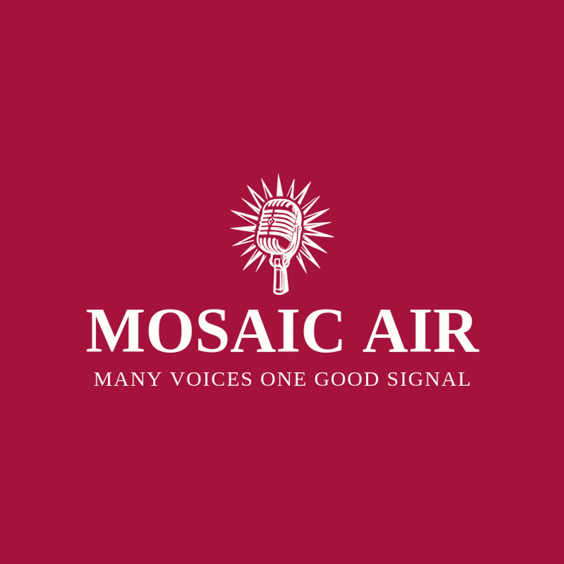 Mosaic Air logo for radio station