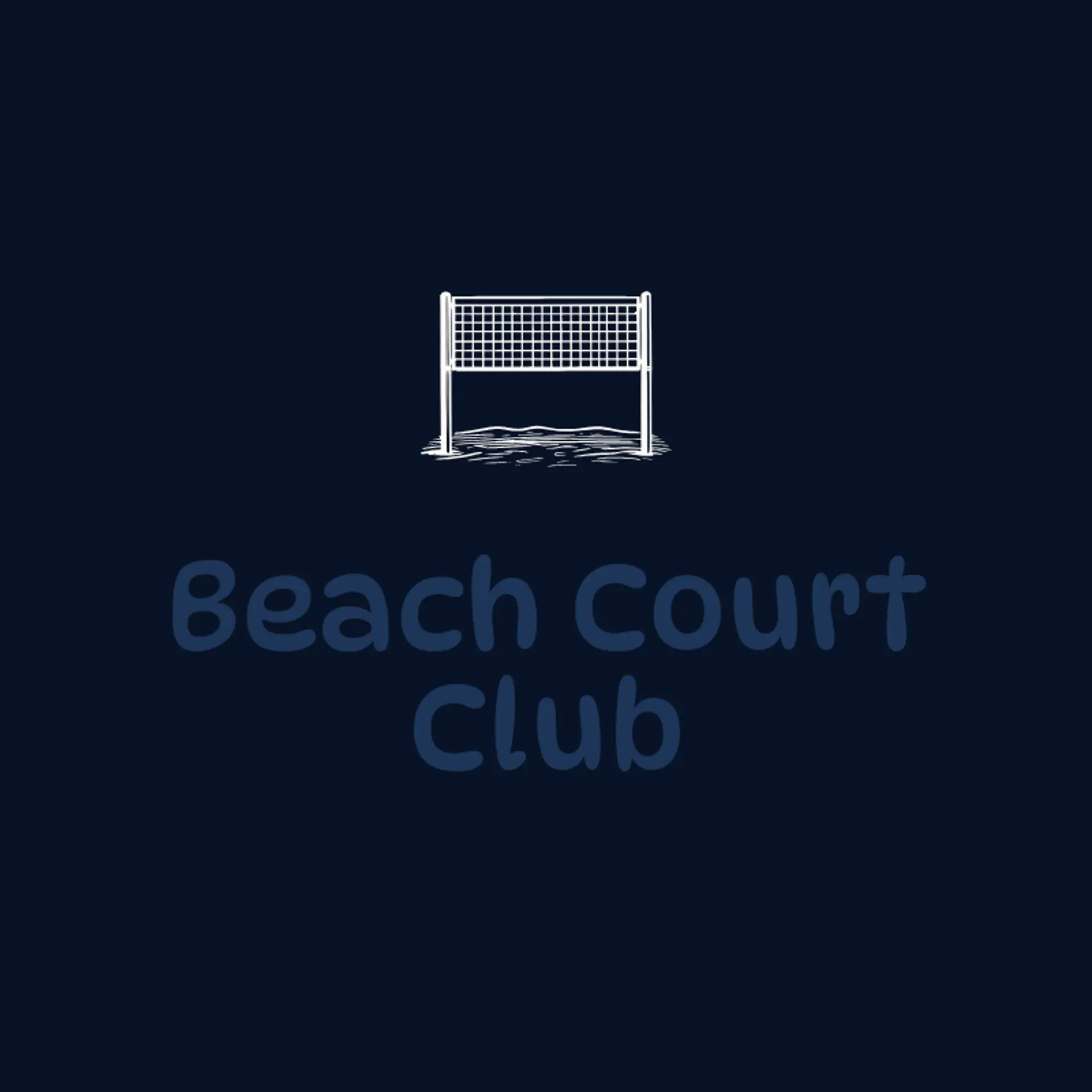 Beach Court Club logo for court