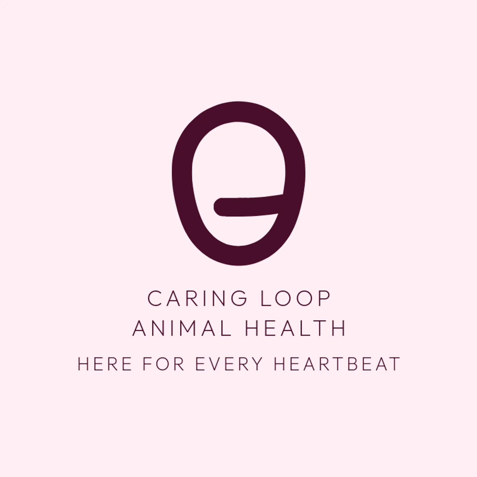 Caring Loop Animal Health logo for veterinary