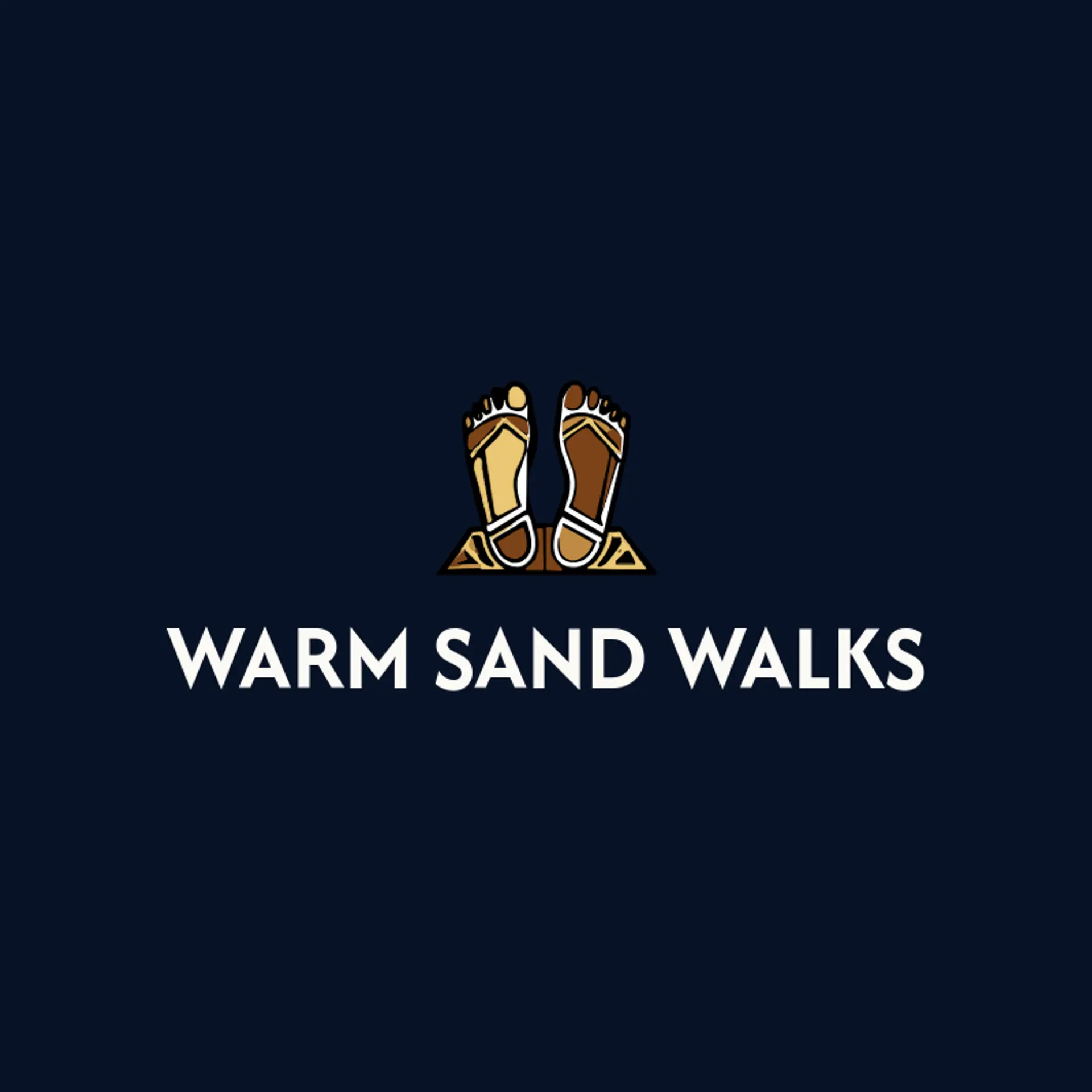 Warm Sand Walks logo for sandals