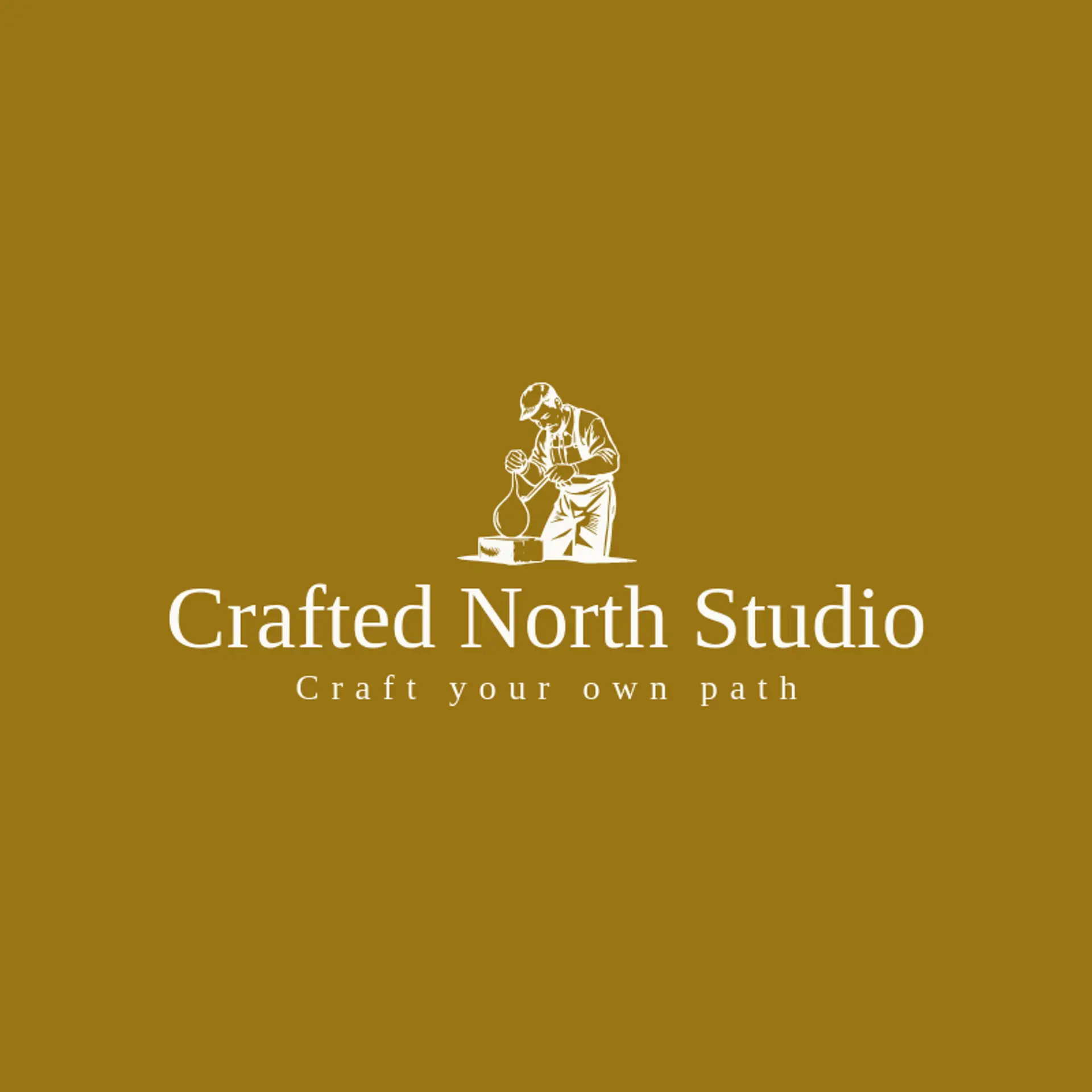 Crafted North Studio logo for craftsman