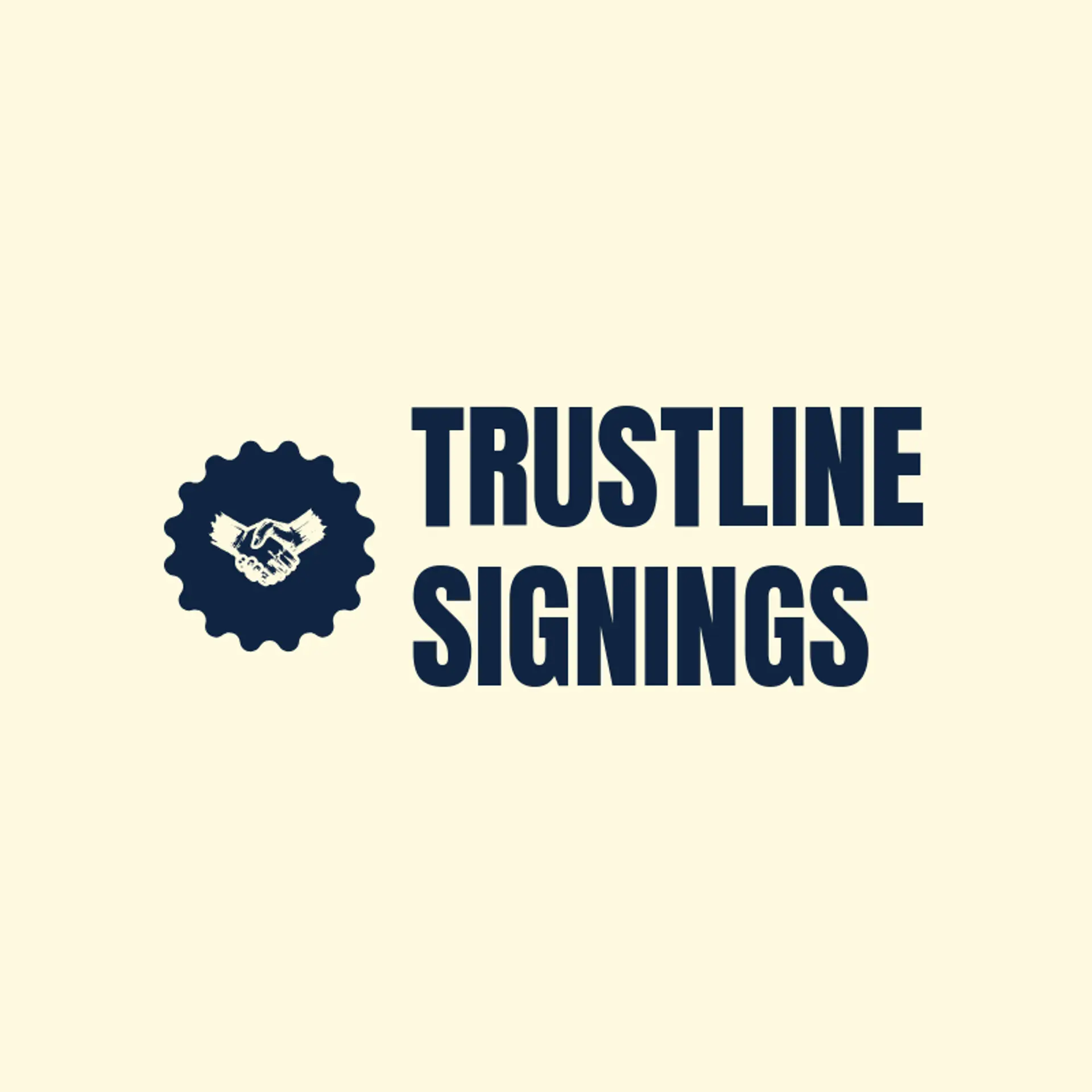 Trustline Signings logo for notary