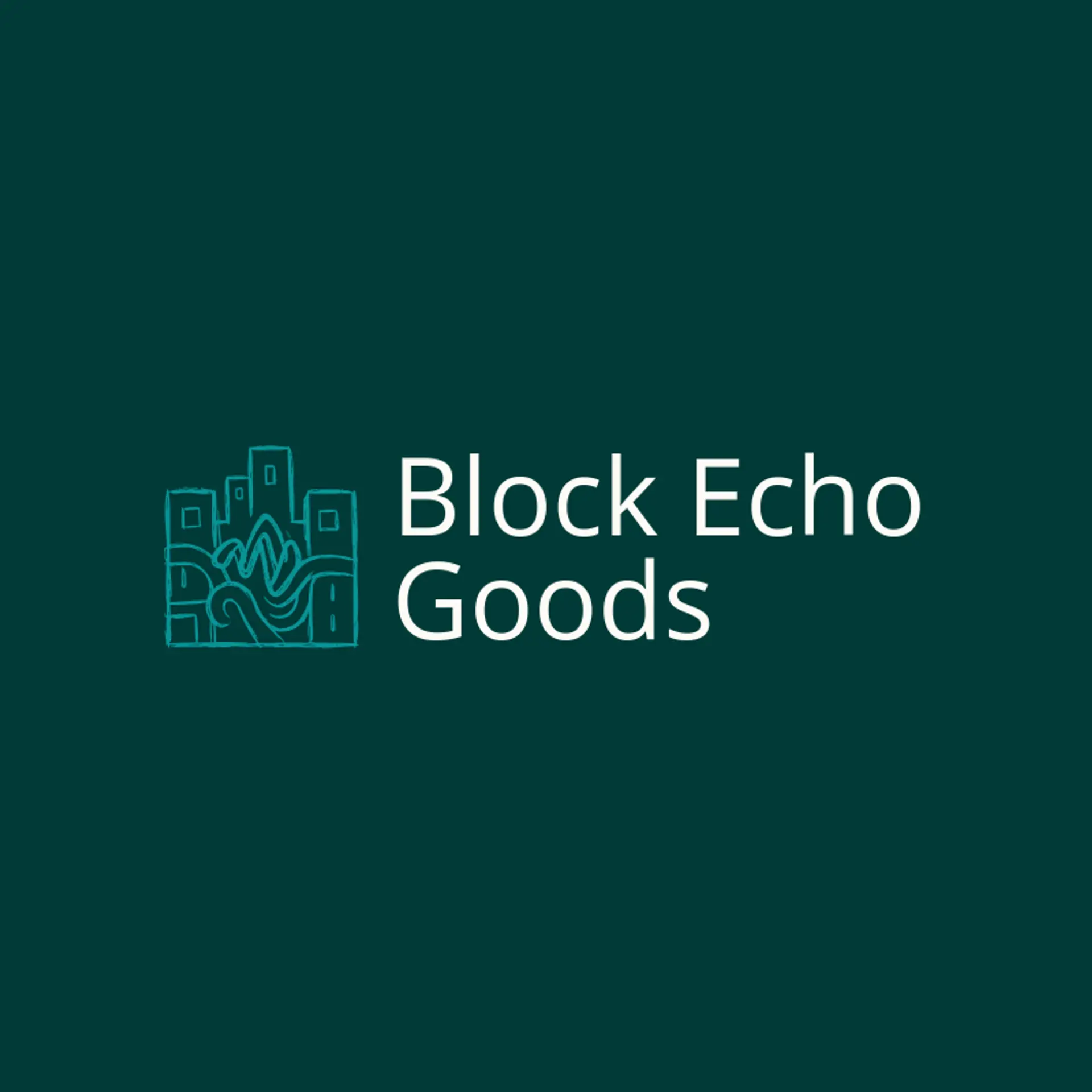 Block Echo Goods logo for street