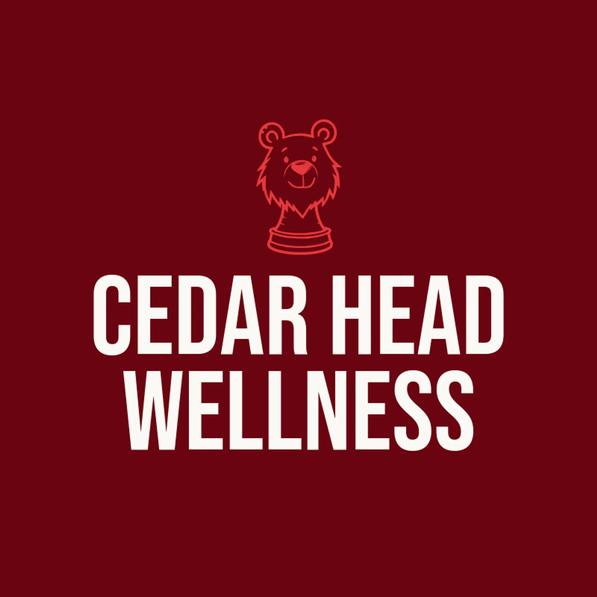 Cedar Head Wellness logo for head