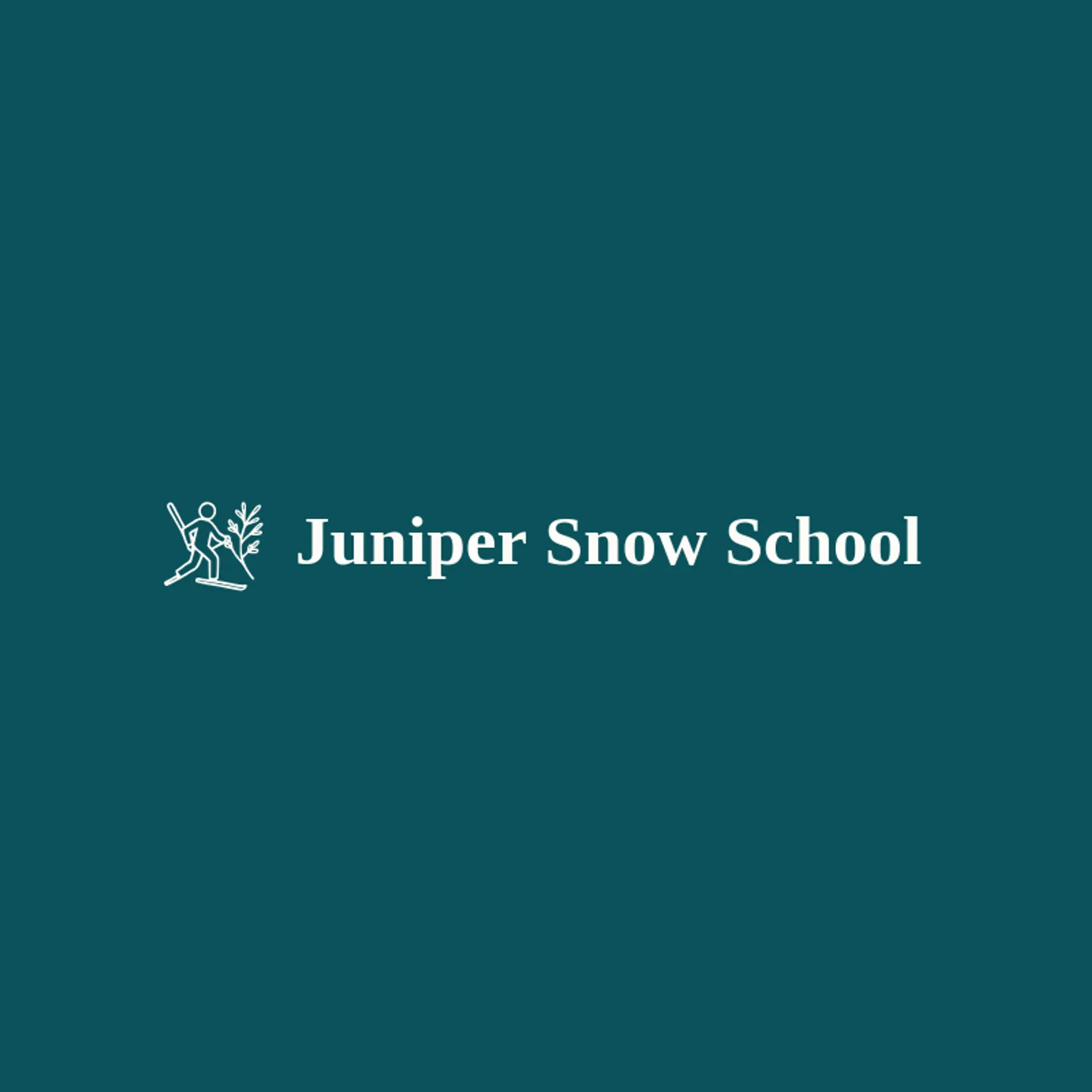 Juniper Snow School logo for skiing