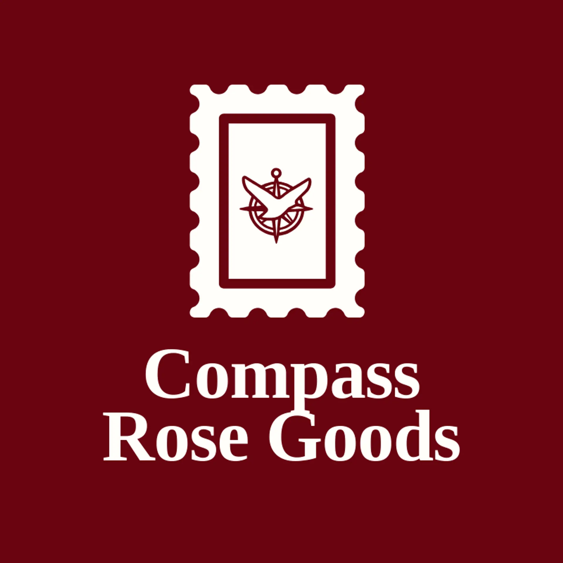 Compass Rose Goods logo for nautical