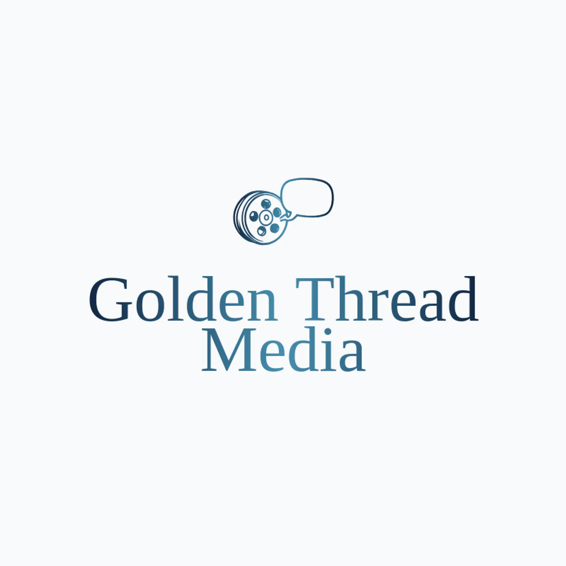 Golden Thread Media logo for media company