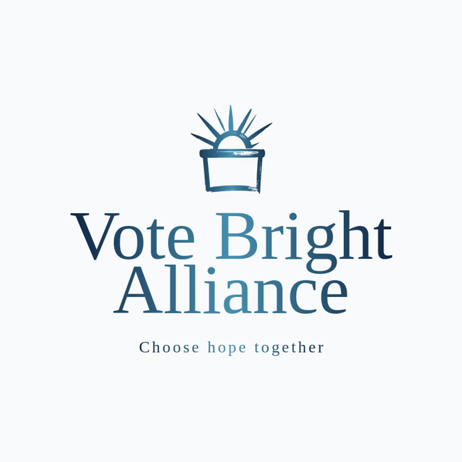 Vote Bright Alliance logo for democracy