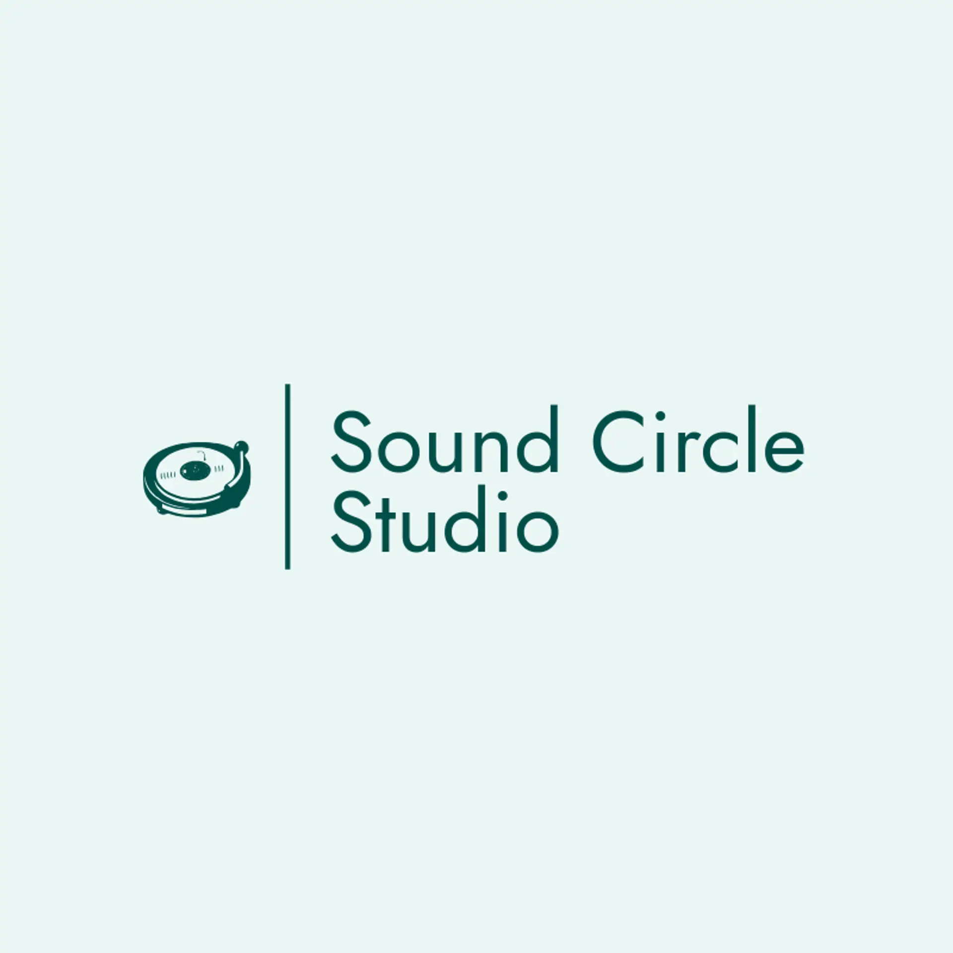 Sound Circle Studio logo for disc