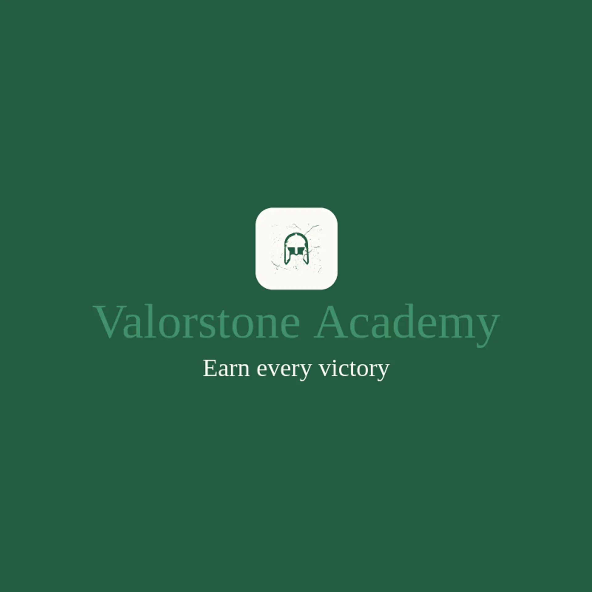 Valorstone Academy logo for spartan