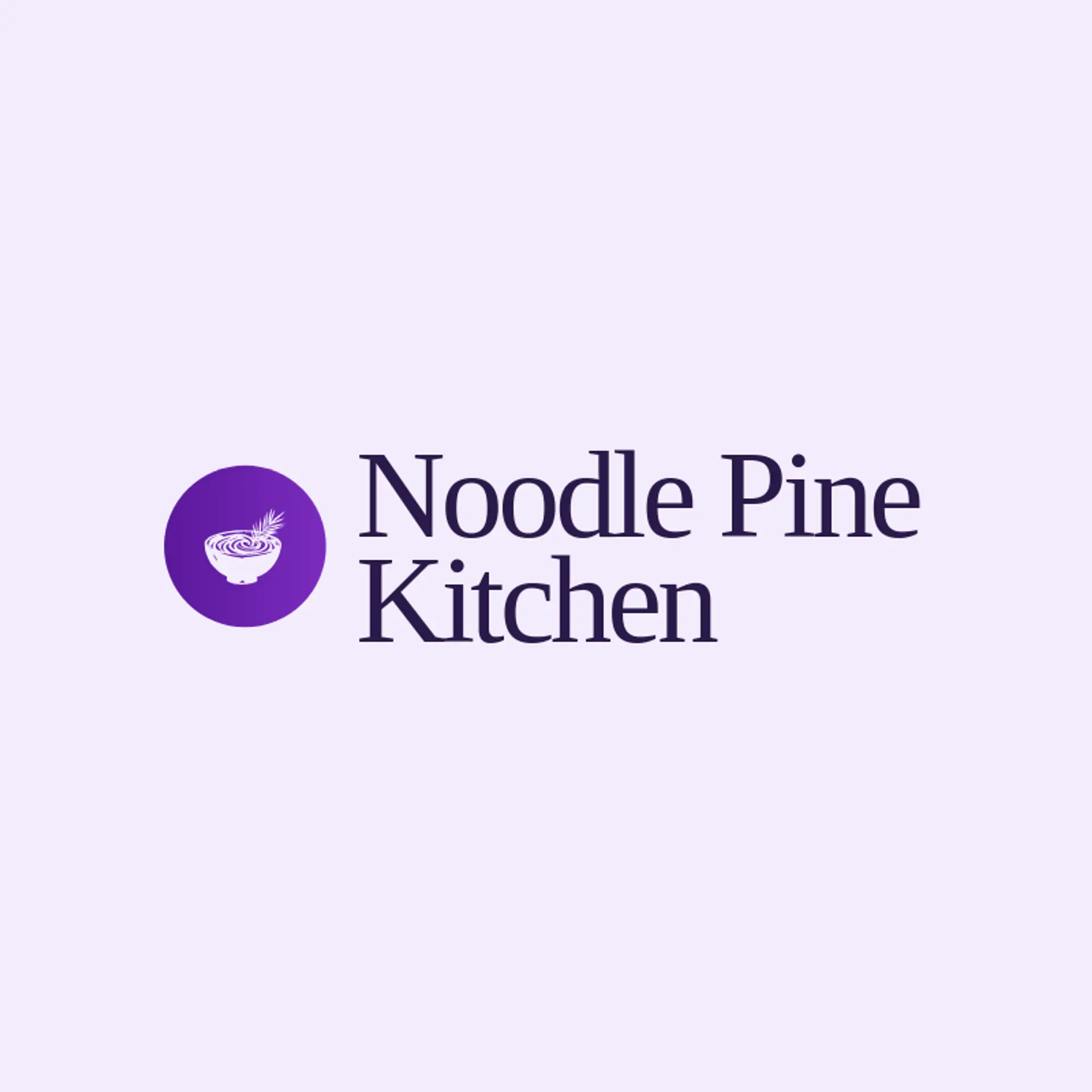Noodle Pine Kitchen logo for noodle