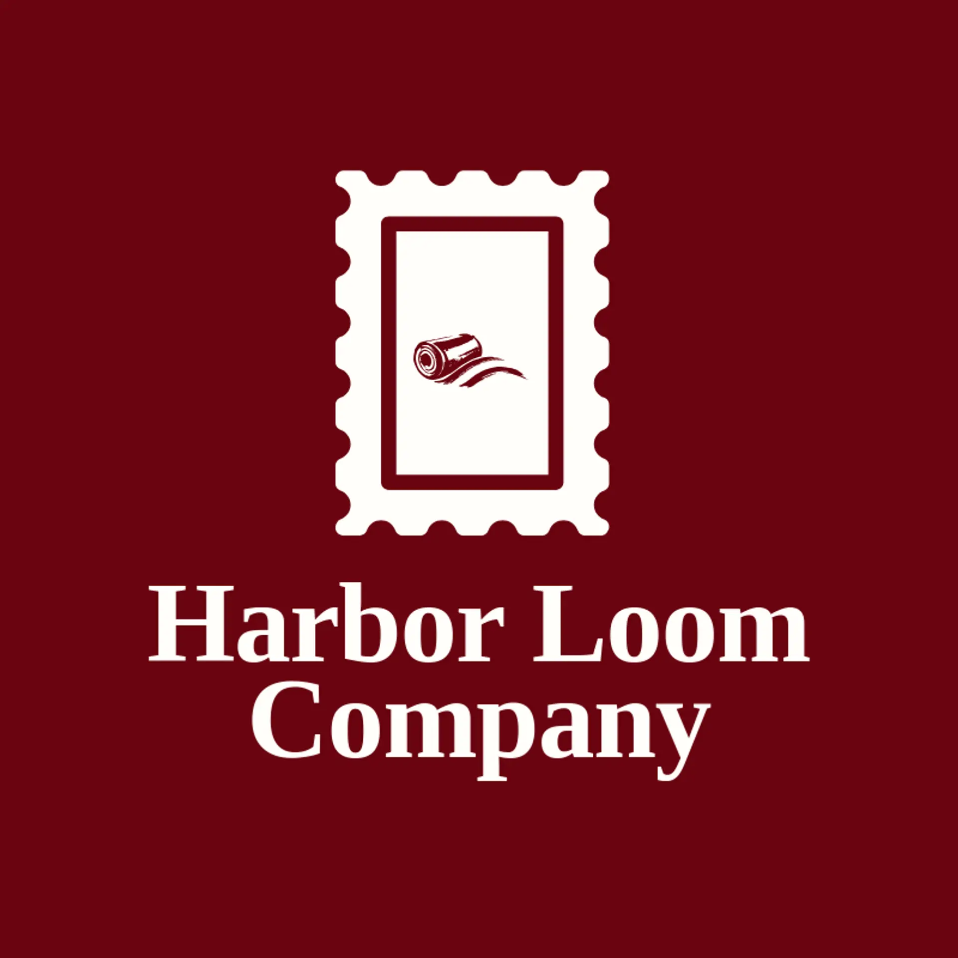 Harbor Loom Company logo for fabric