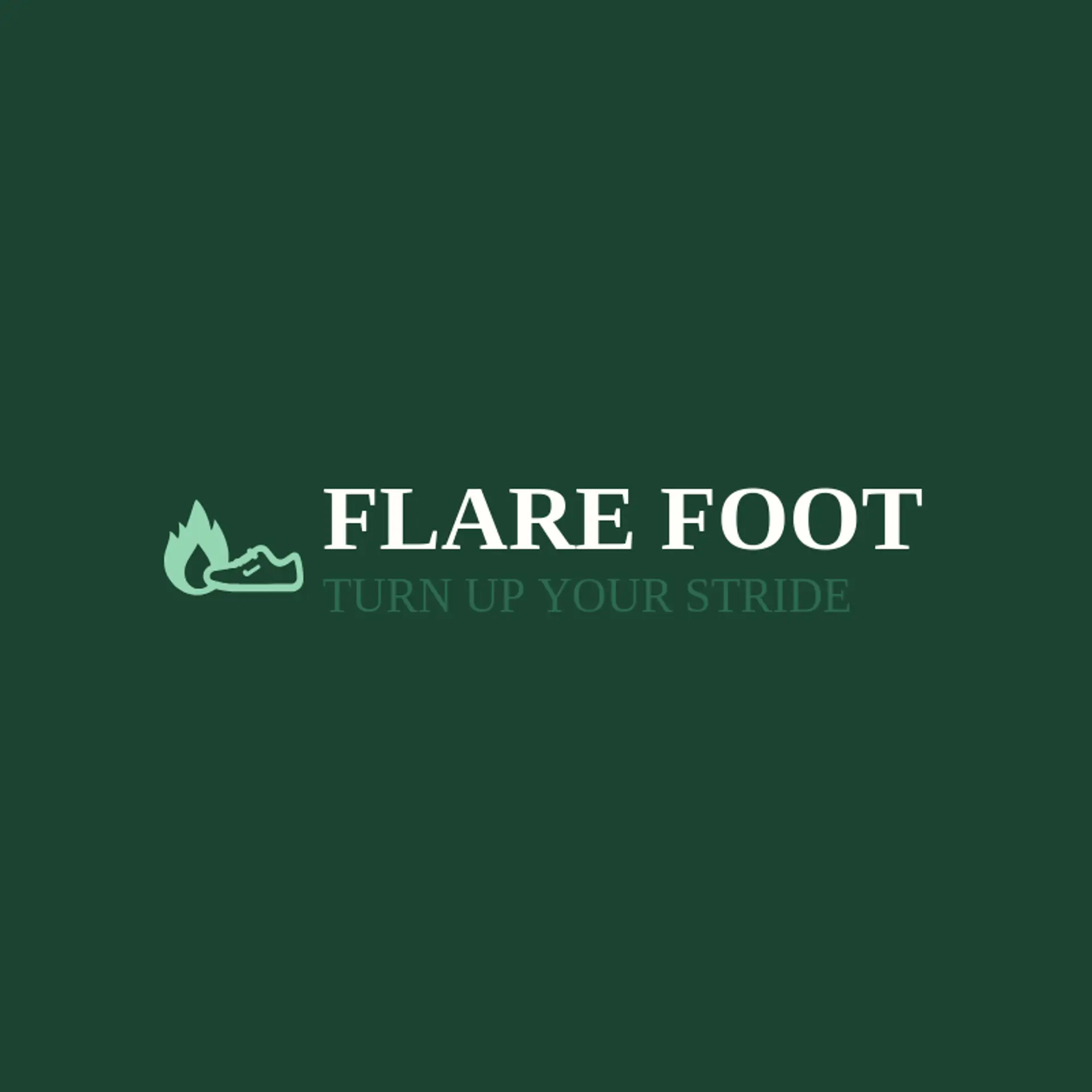 Flare Foot logo for shoe