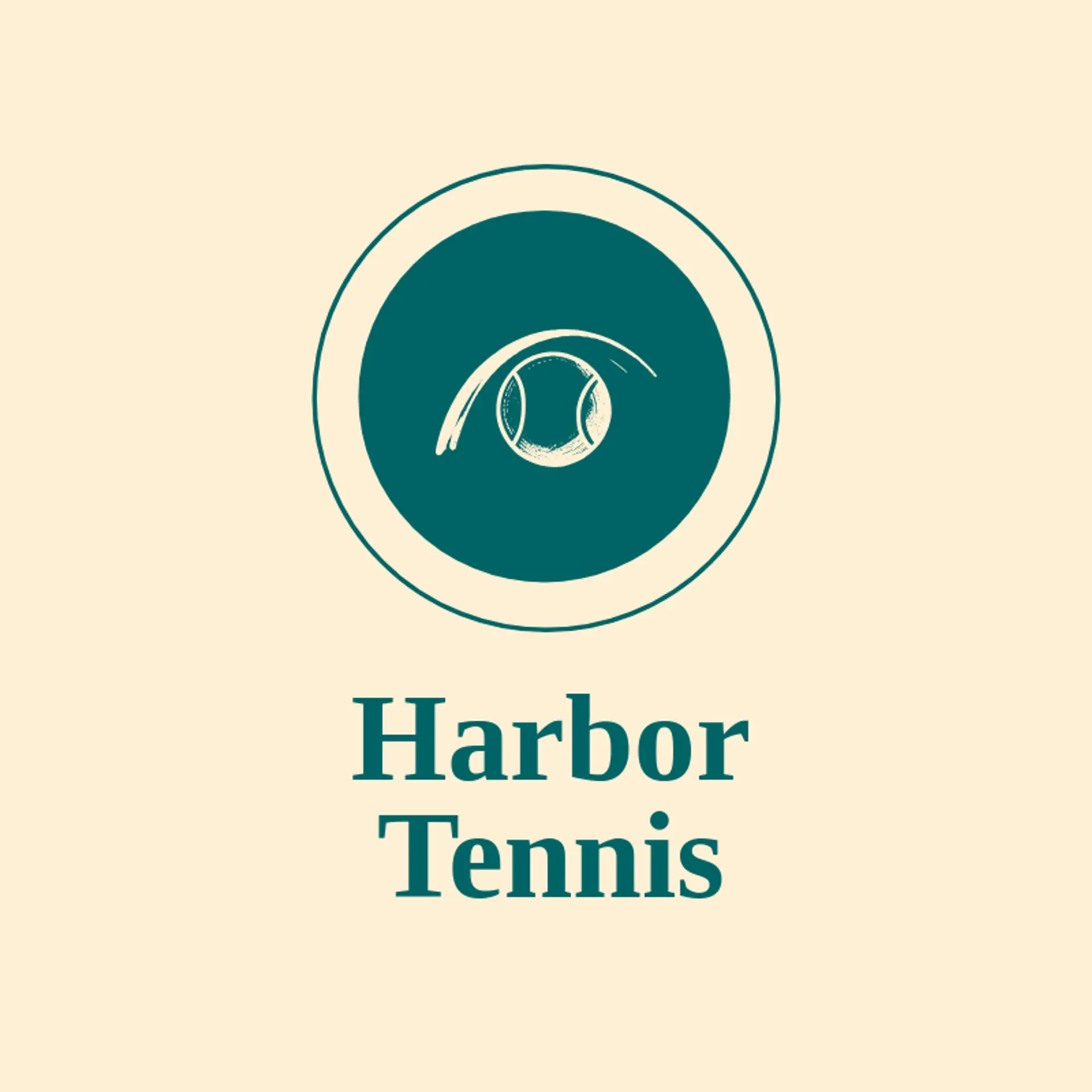Harbor Tennis logo for tennis