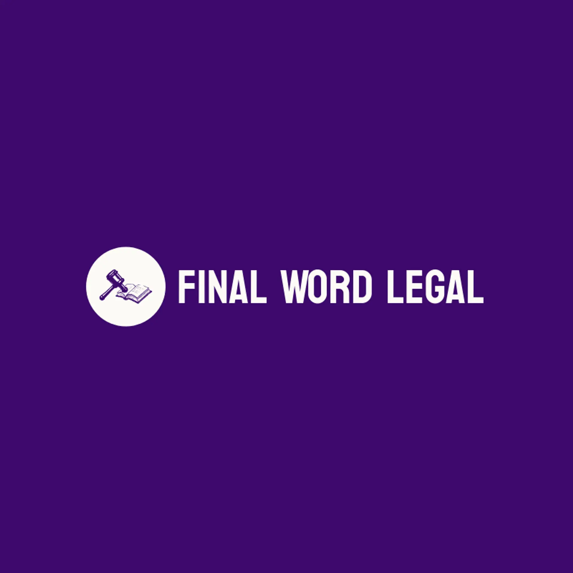 Final Word Legal logo for justice