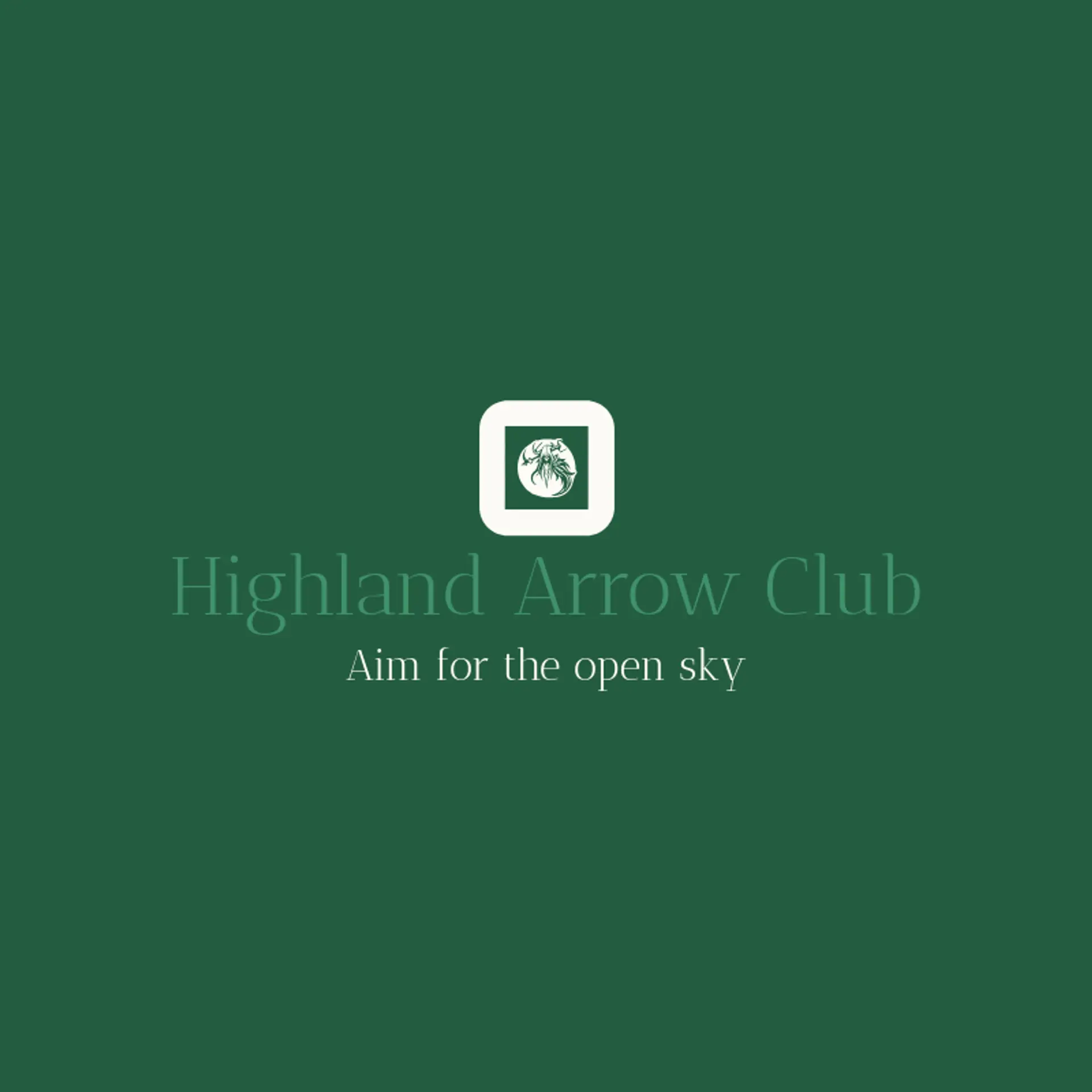 Highland Arrow Club logo for archer