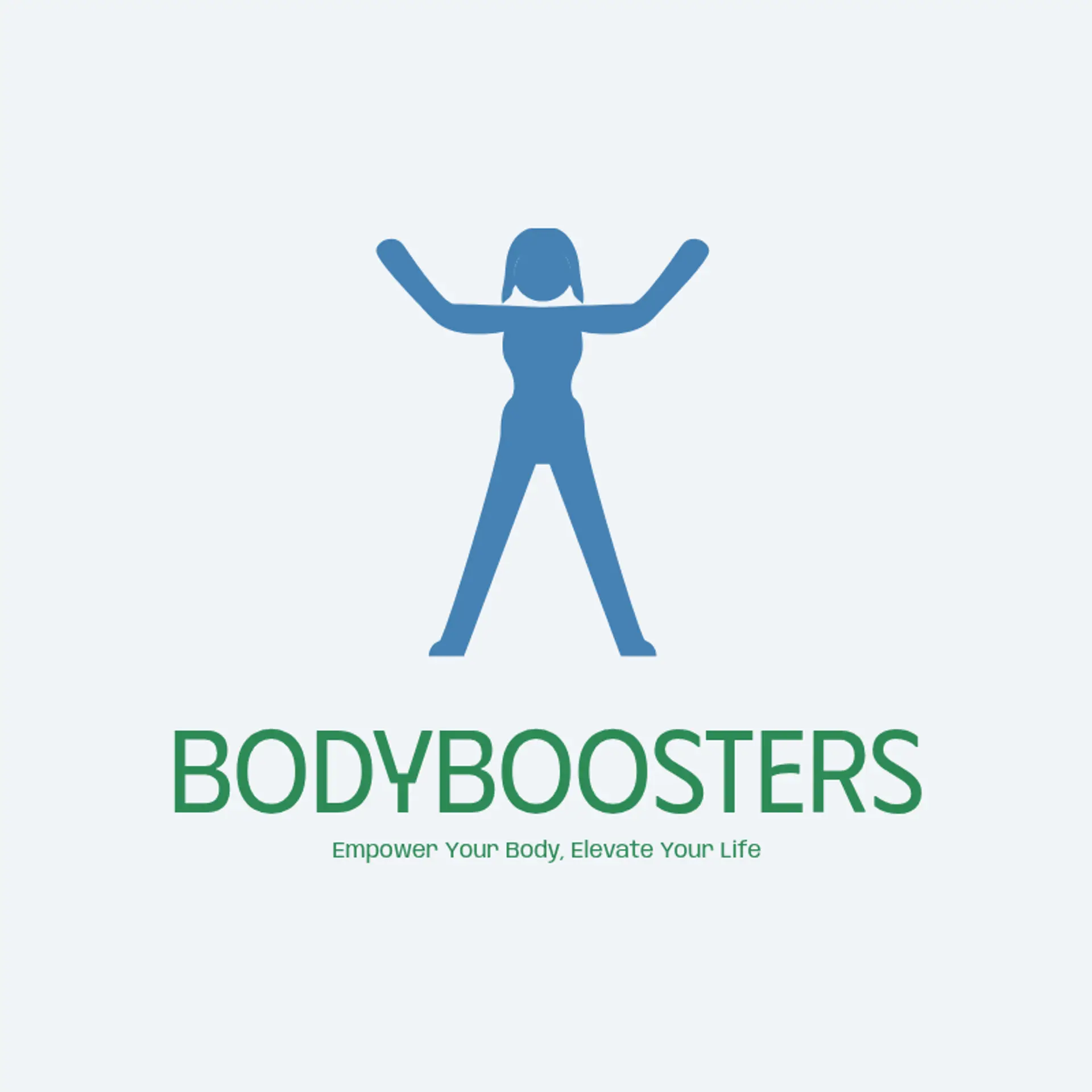 BodyBoosters logo for fitness brand