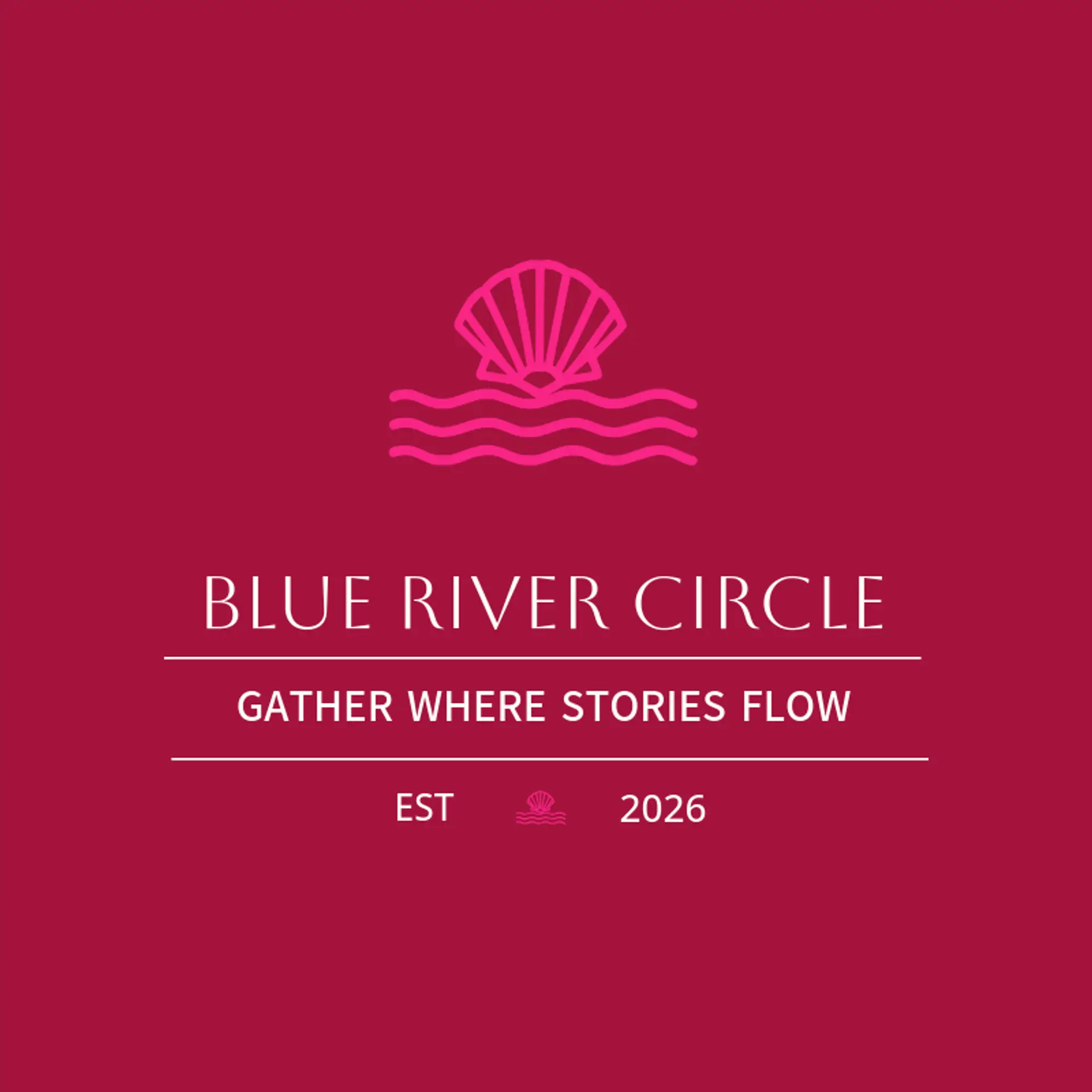 Blue River Circle logo for krishna