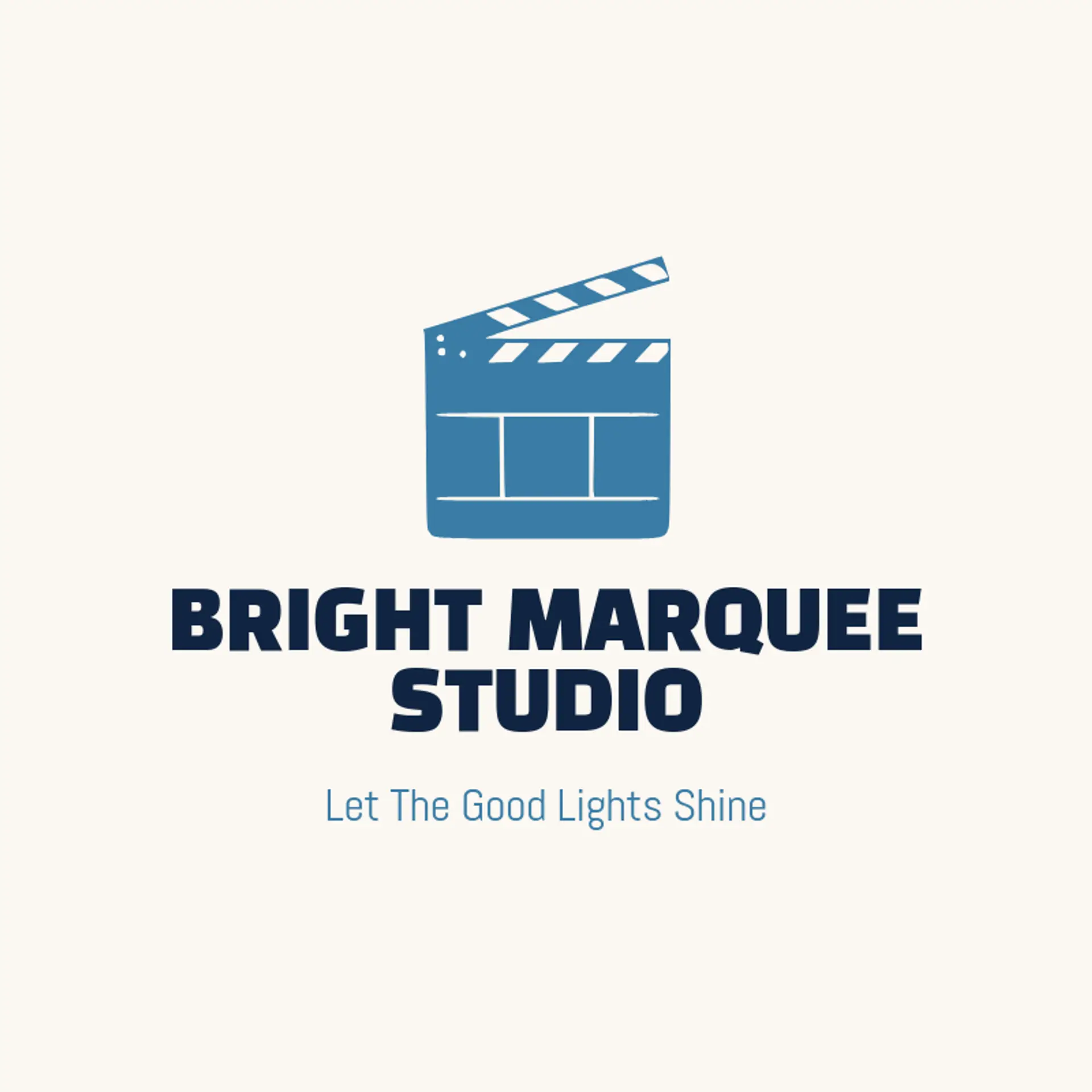 Bright Marquee Studio logo for hollywood