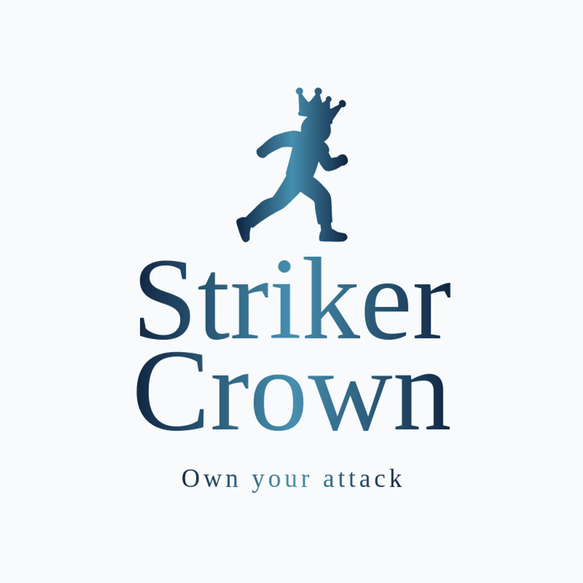 Striker Crown logo for sports team