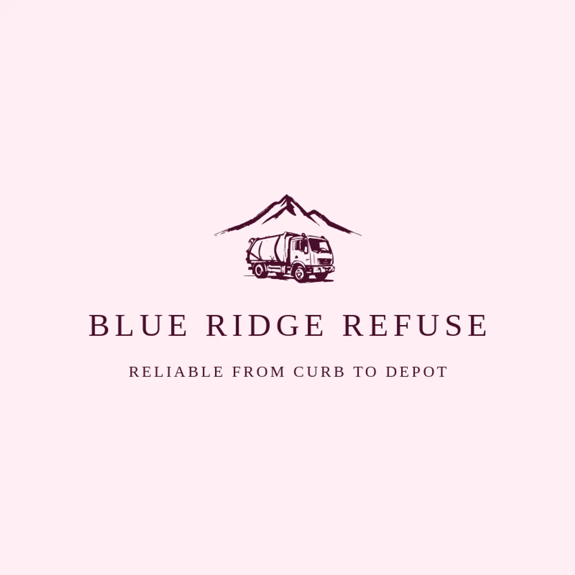 Blue Ridge Refuse logo for garbage