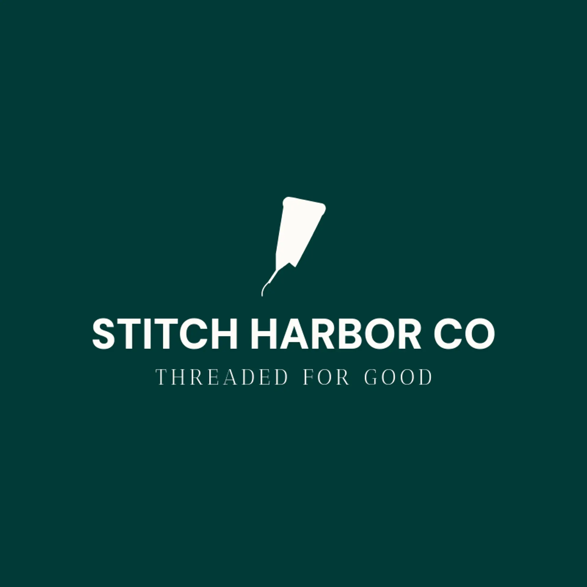 Stitch Harbor Co logo for embroidery