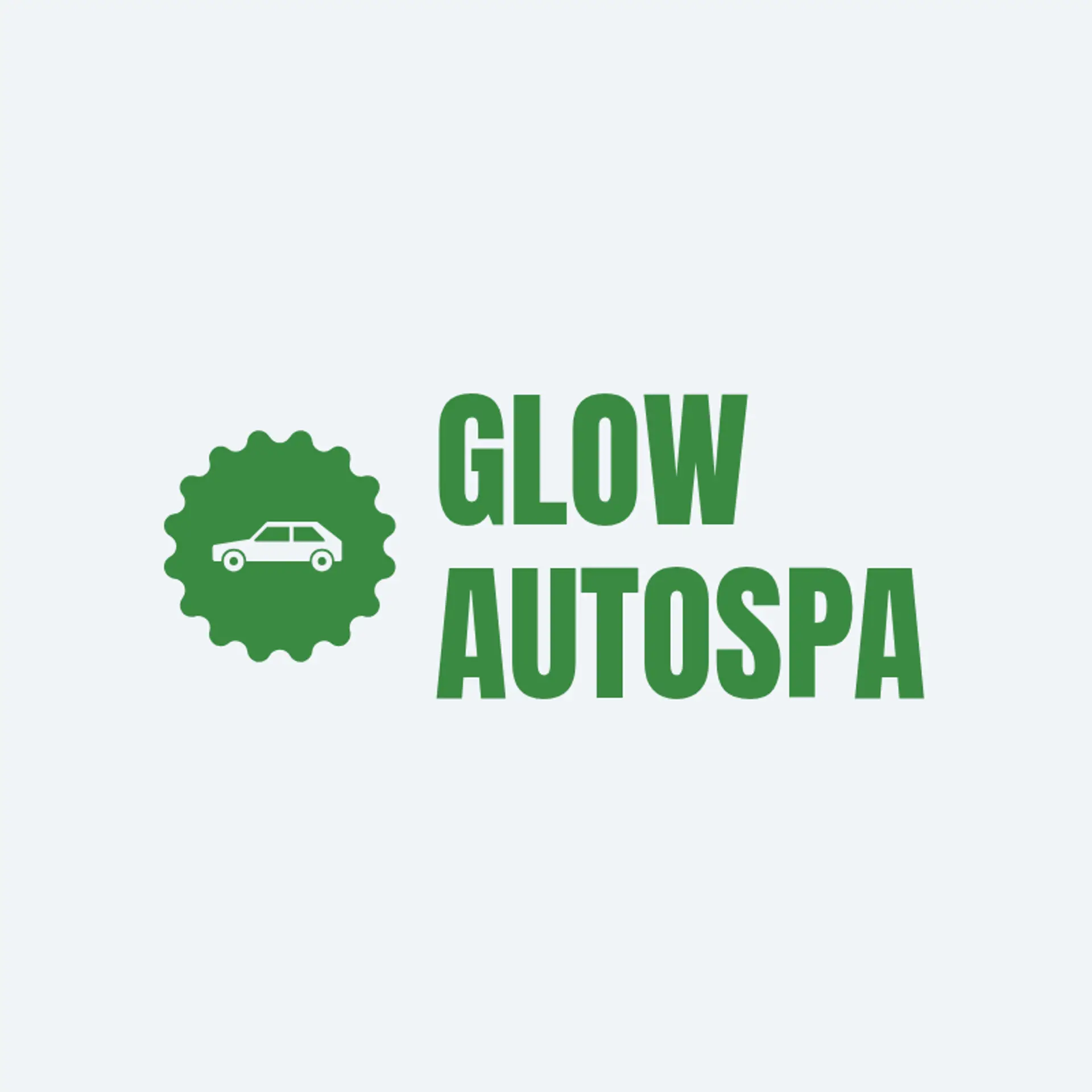 Glow AutoSpa logo for car cleaning